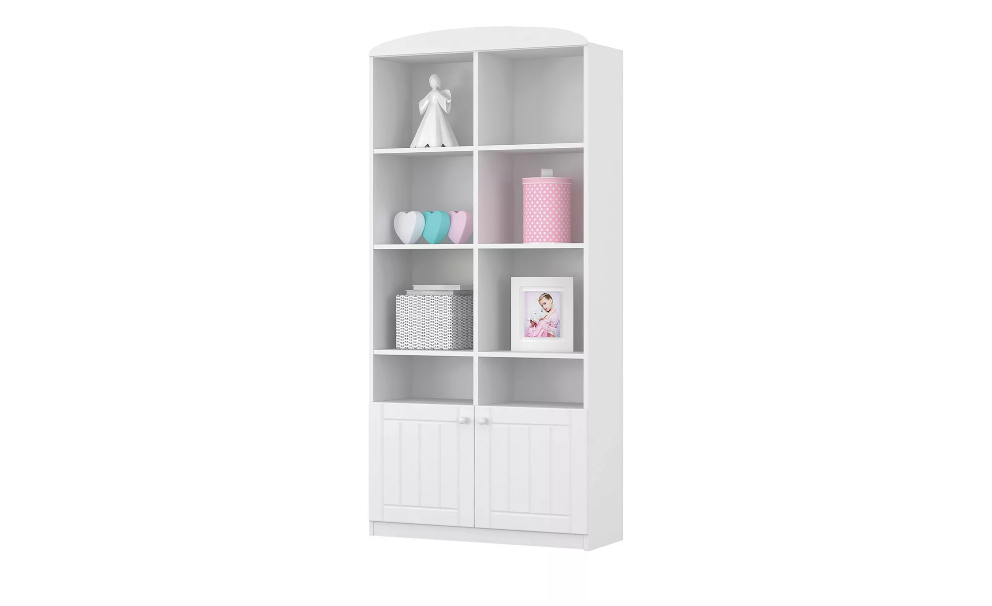 Regal  Nordic White ¦ weiß ¦ Maße (cm): B: 89,5 H: 181 T: 34 Regale > Büche günstig online kaufen