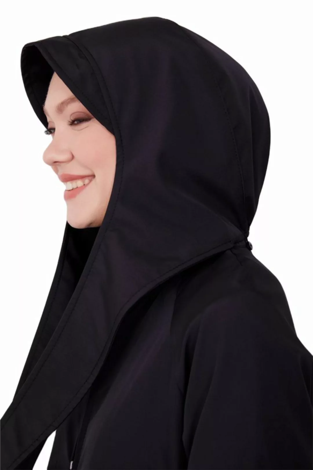 ARMİNE Langmantel Armine Kapuzenumhang – moderne und elegante Hijab-Mode günstig online kaufen