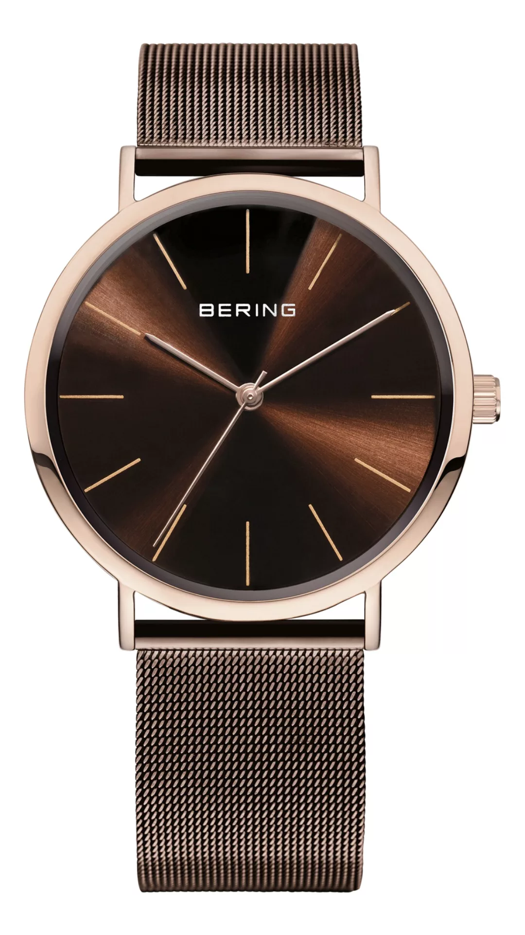 Bering Armbanduhr mit Milanaise Armband 13436-265 Herrenuhr günstig online kaufen