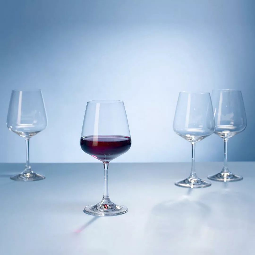Villeroy & Boch Ovid Kristallglas Rotweinglas Set 4-tlg. 0,59 L / h: 215 mm günstig online kaufen
