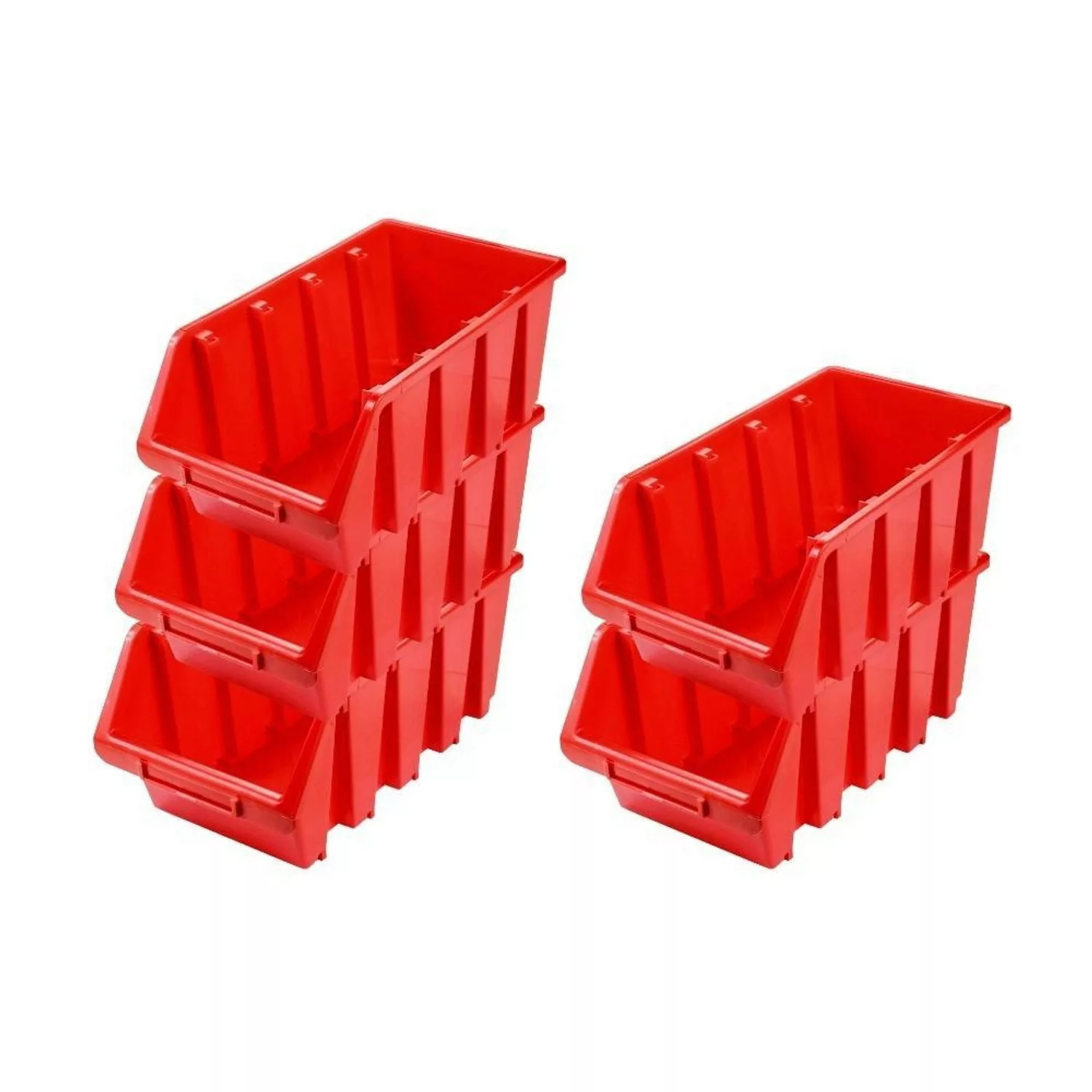 PROREGAL SuperSparSet 5x Sichtlagerbox 4 HxBxT 15,5 x 20,4 x 34 cm Polyprop günstig online kaufen