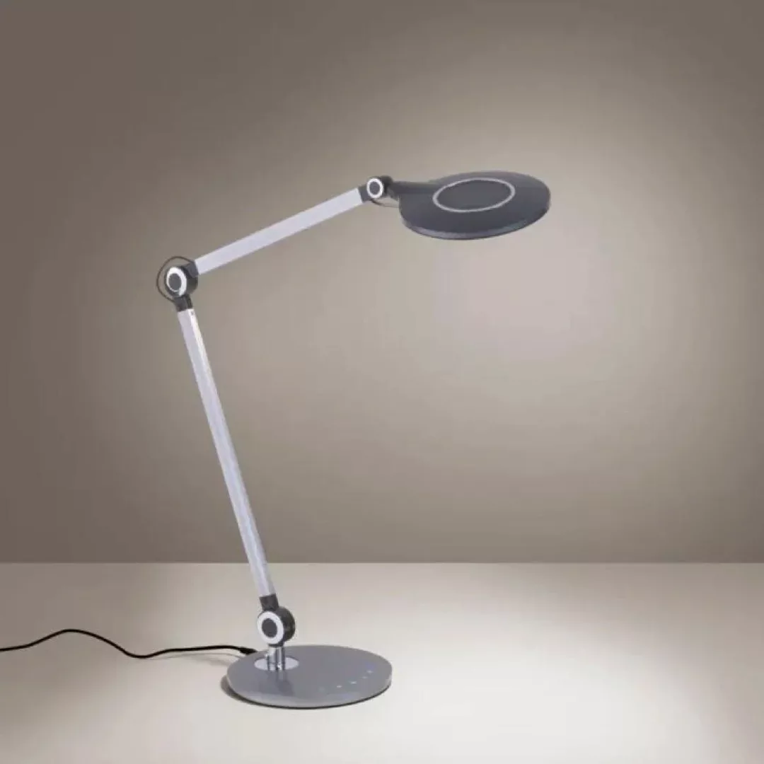 LED-Schreibtischleuchte Niklas schwarz Höhe 103cm günstig online kaufen