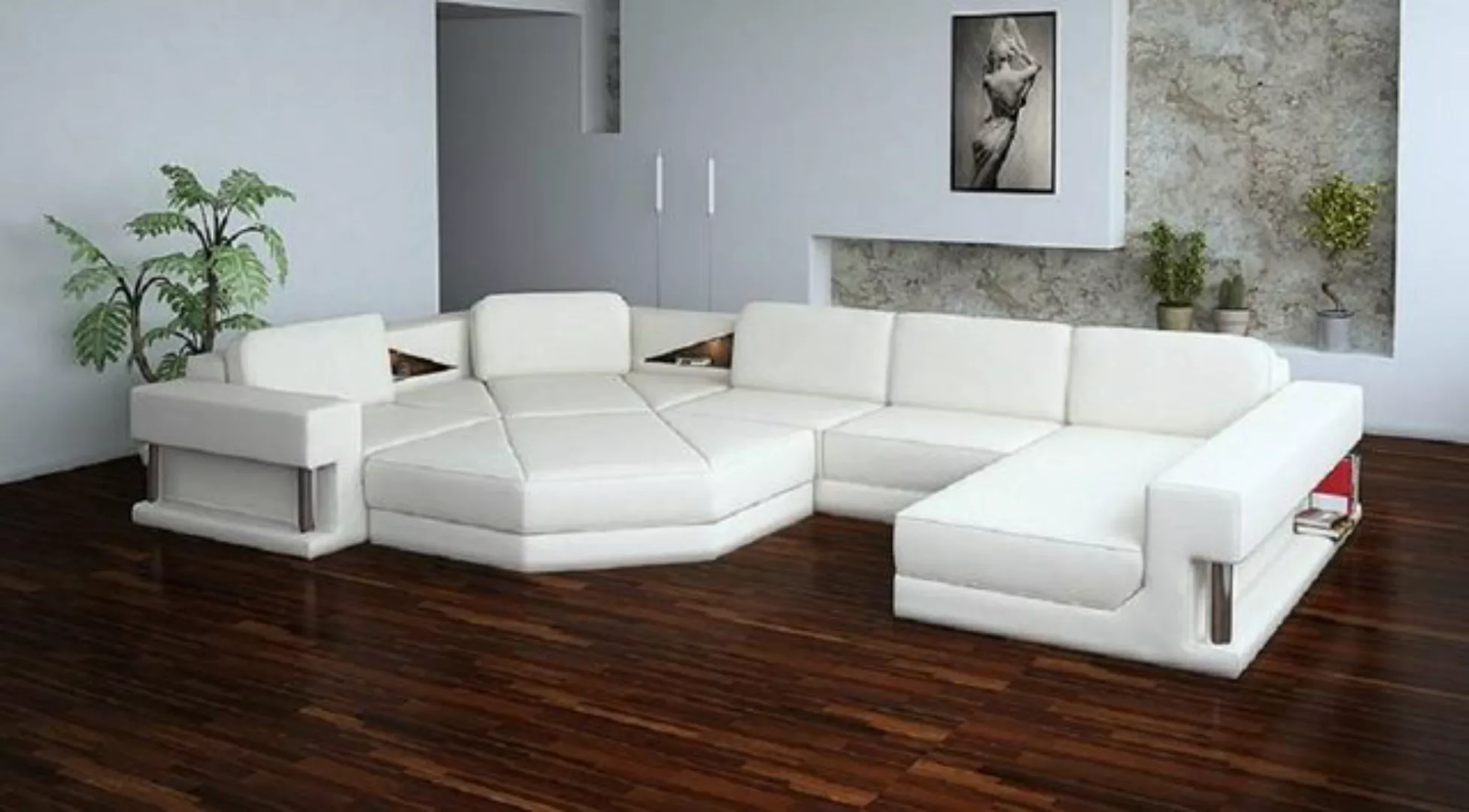 JVmoebel Ecksofa Couch Eckgarnitur Wohnlandschaft U Form Sofa Eckcouch, Mad günstig online kaufen