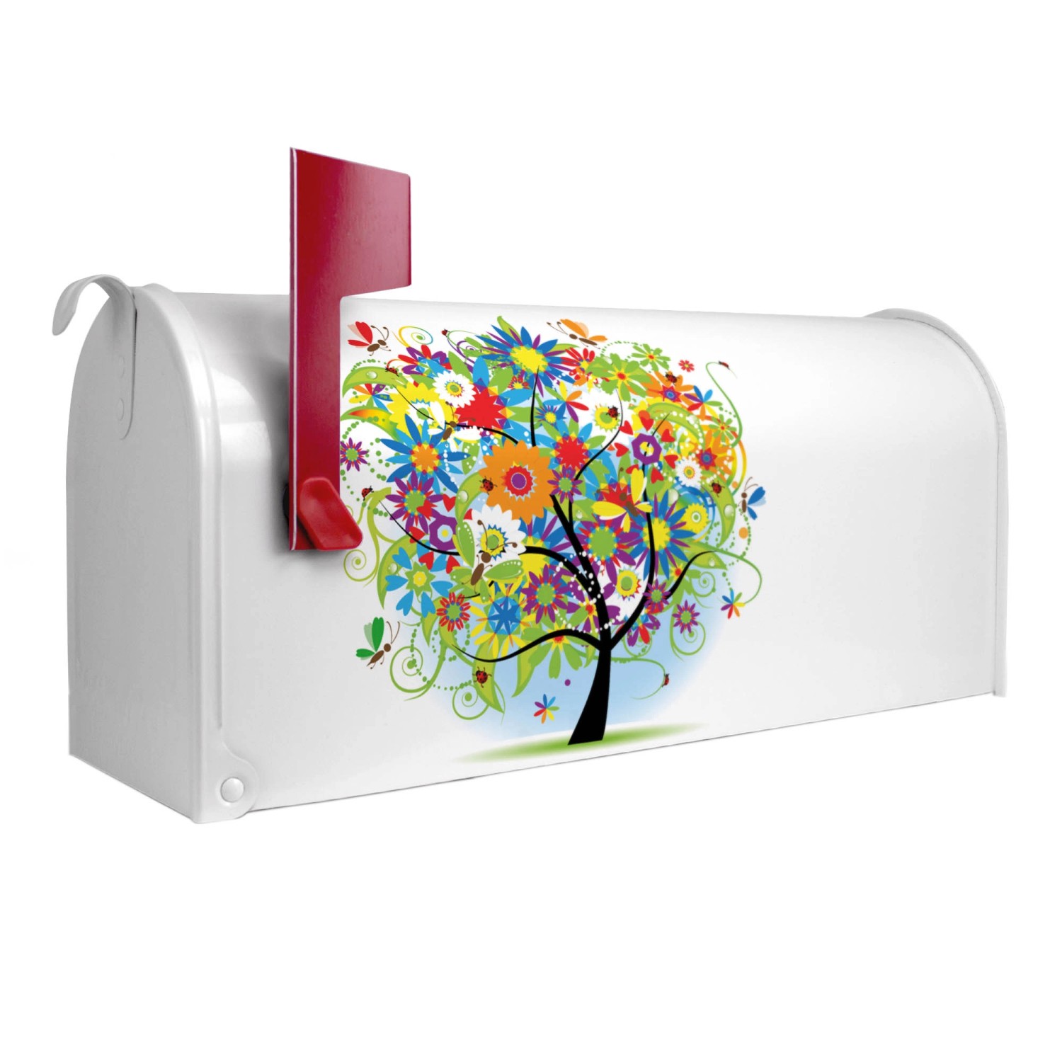 Banjado Amerikanischer Briefkasten Weiß 48x22x16cm US Mailbox Letterbox Pos günstig online kaufen