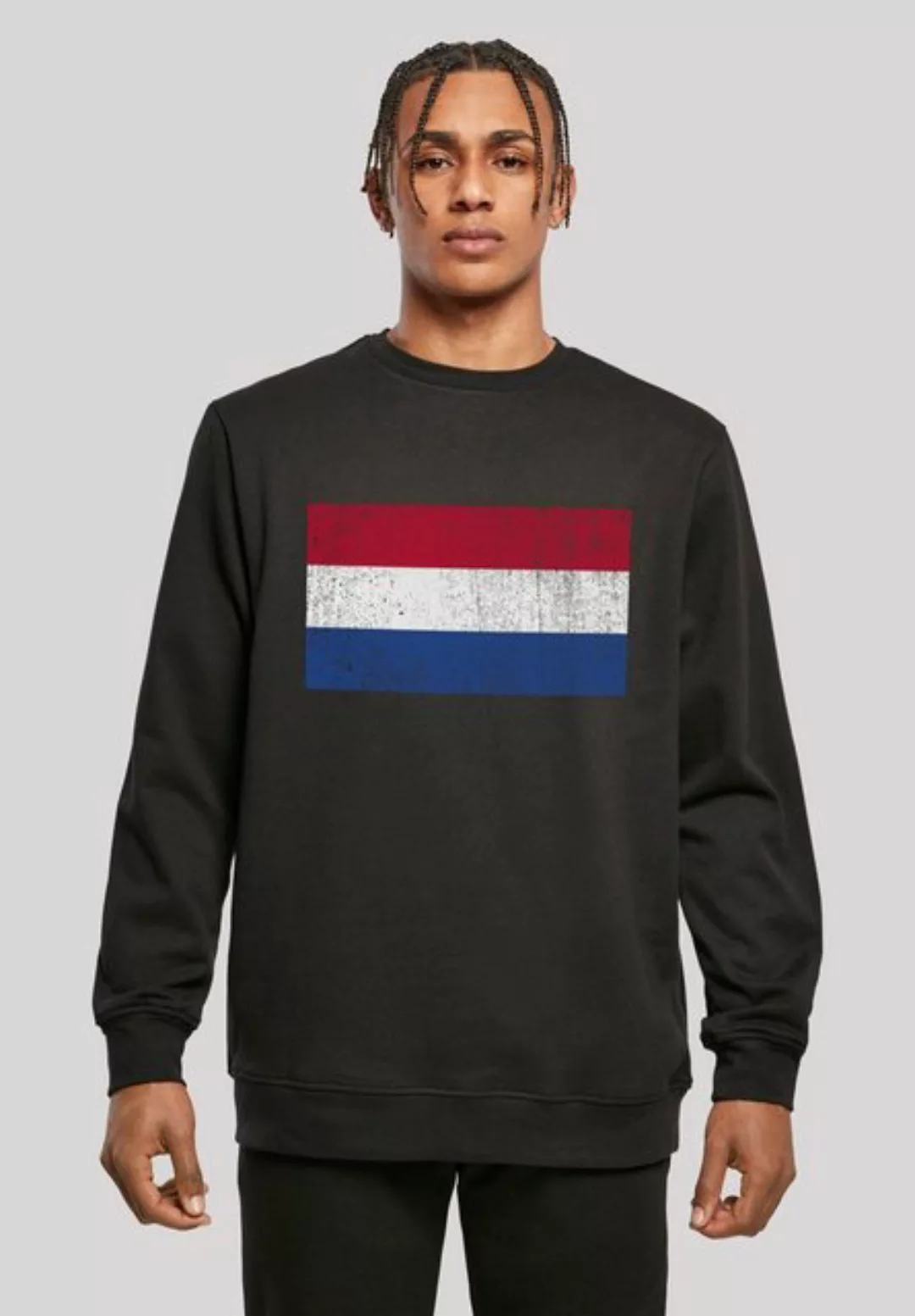 F4NT4STIC Kapuzenpullover Netherlands NIederlande Holland Flagge distressed günstig online kaufen