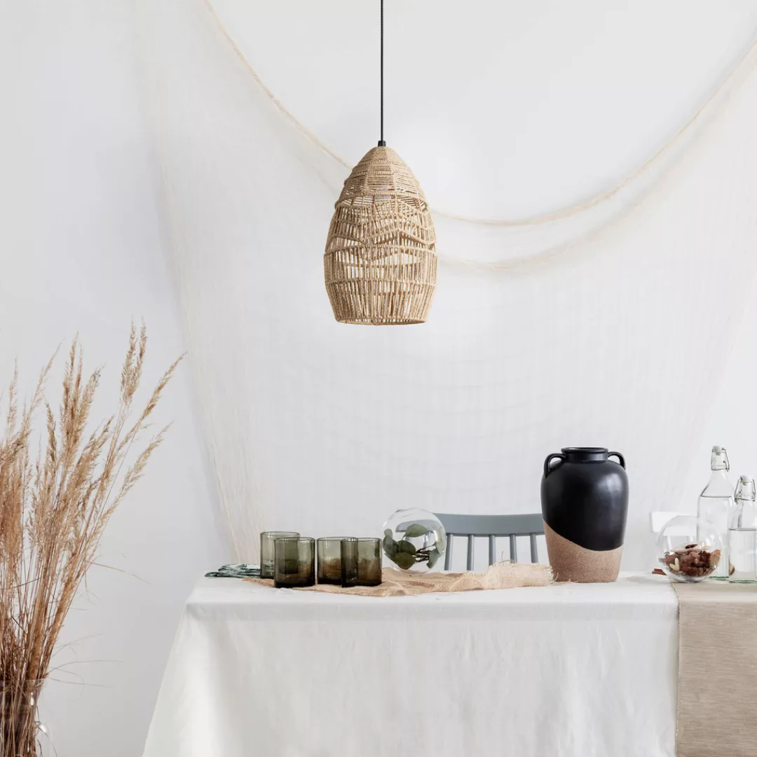 Paco Home Pendelleuchte »VILLA«, LED Pendelleuchte Esstisch Lampe Boho Deck günstig online kaufen