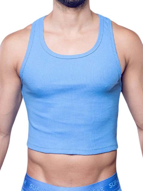 Supawear T-Shirt Supawear Ribbed Cropped Singlet Tank Top Marina S günstig online kaufen