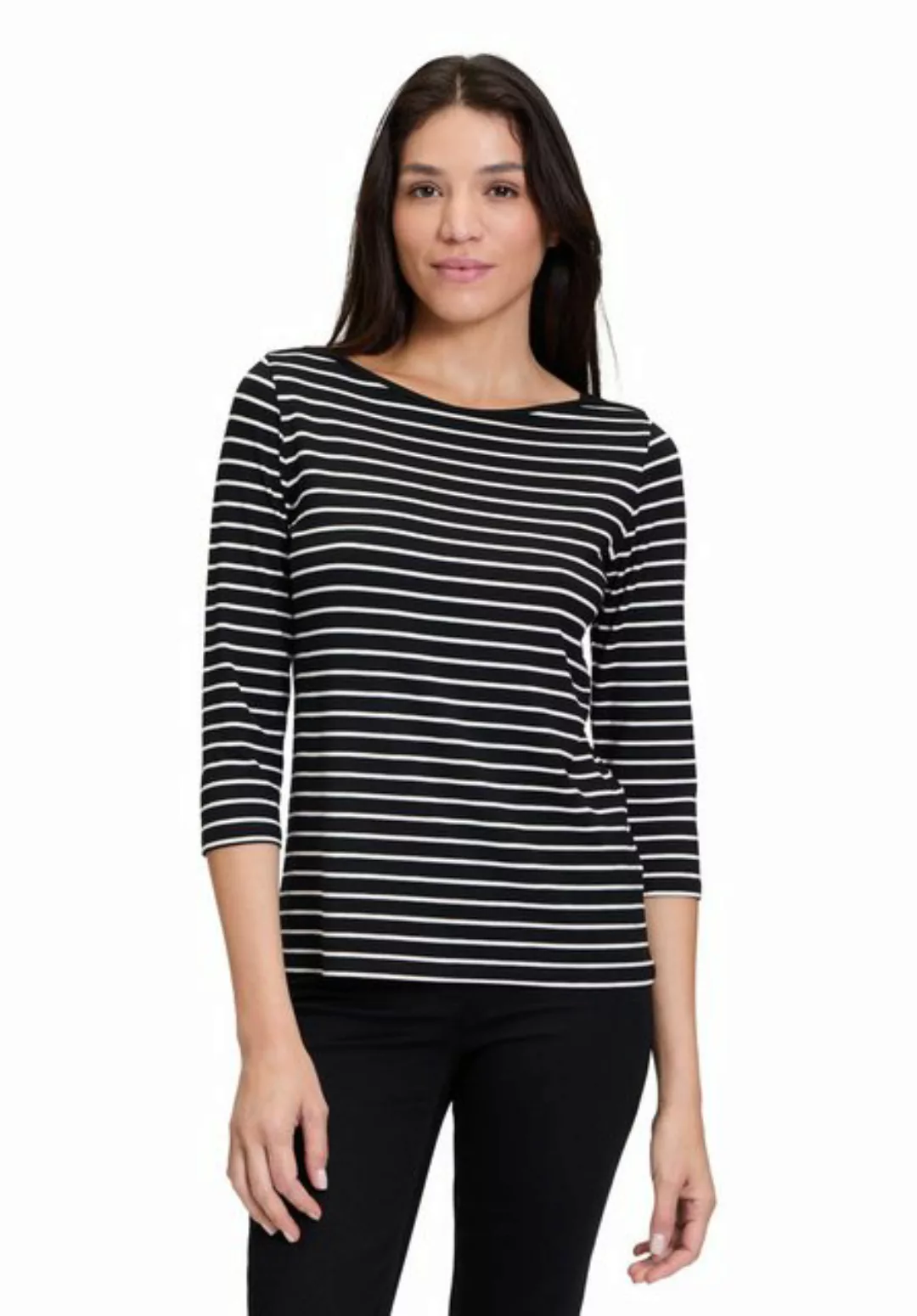 Betty Barclay 3/4-Arm-Shirt Betty Barclay Ringelshirt mit U-Boot-Ausschnitt günstig online kaufen