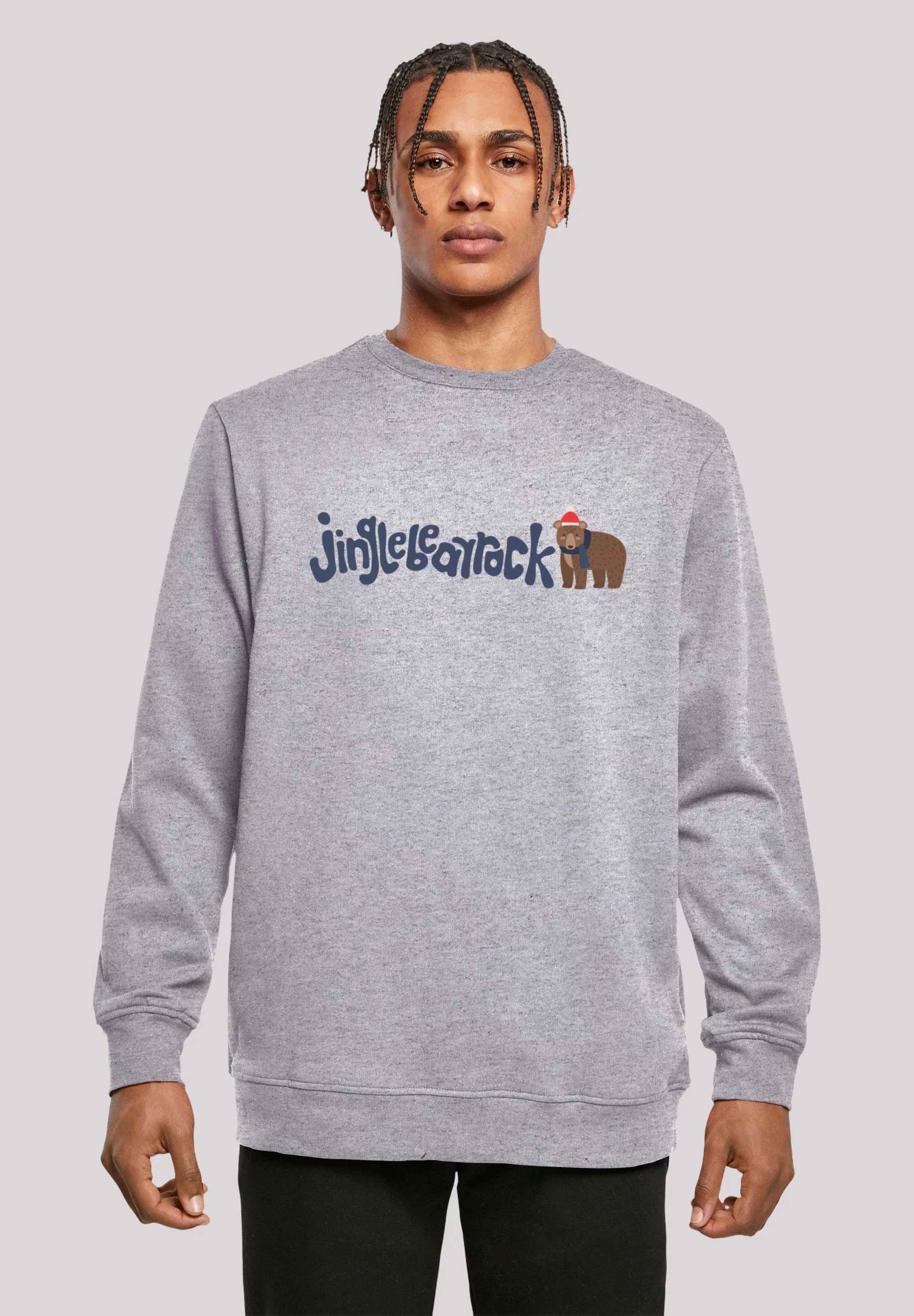 F4NT4STIC Sweatshirt "Christmas Jingle Bear Rock" günstig online kaufen