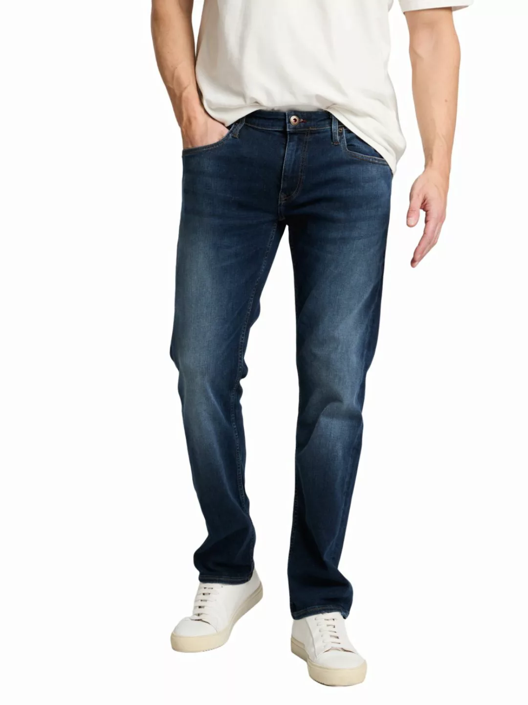 Cross Jeans Herren Jeans DAMIEN - Slim Fit - Blau - Blue günstig online kaufen