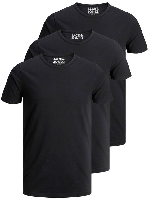 Jack & Jones T-Shirt Basic O-Neck (3-tlg., 3er Pack) etwas länger geschnitt günstig online kaufen