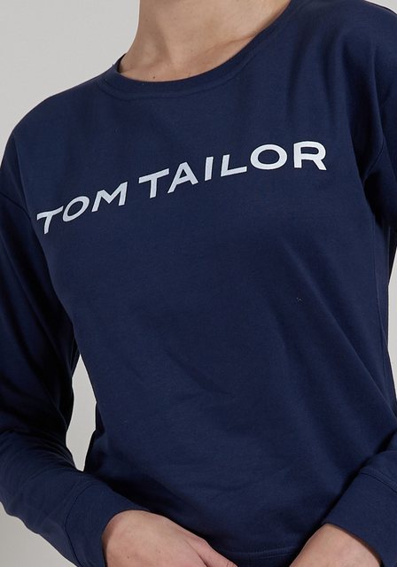 TOM TAILOR Sweatshirt mit Basic Fit, verziert durch Logoschriftzug günstig online kaufen