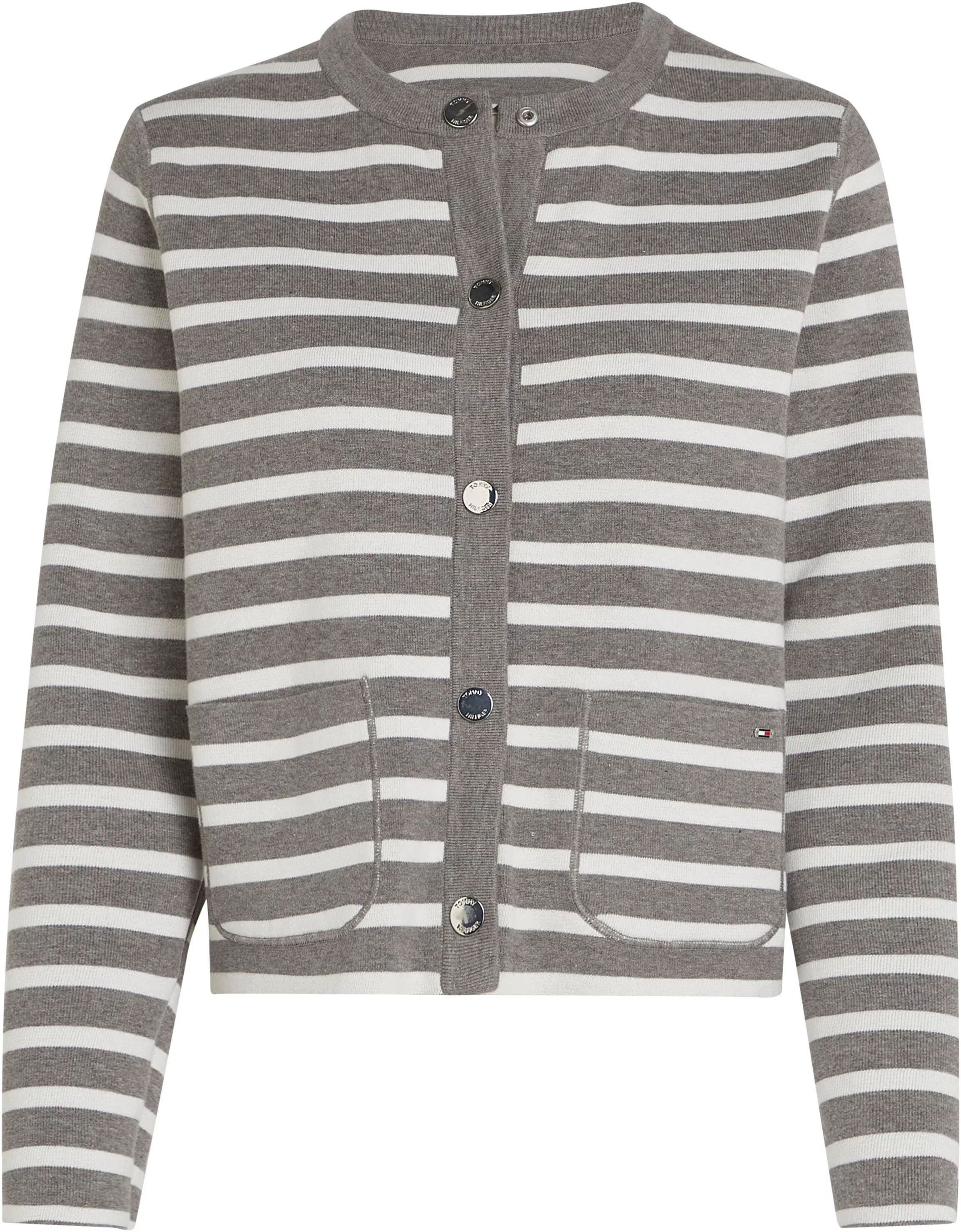 Tommy Hilfiger Strickjacke "CO JERSEY STCH REVERSIBLE CARDI", verschiedene günstig online kaufen