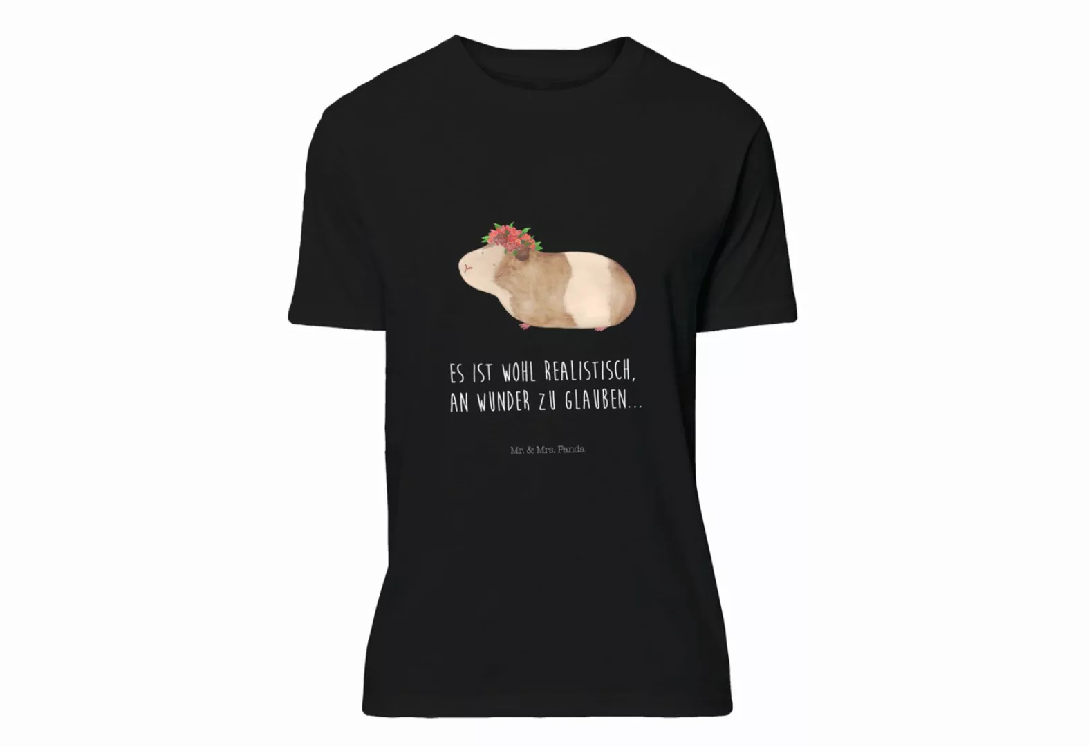 Mr. & Mrs. Panda T-Shirt Meerschweinchen weise - Schwarz - Geschenk, Frauen günstig online kaufen