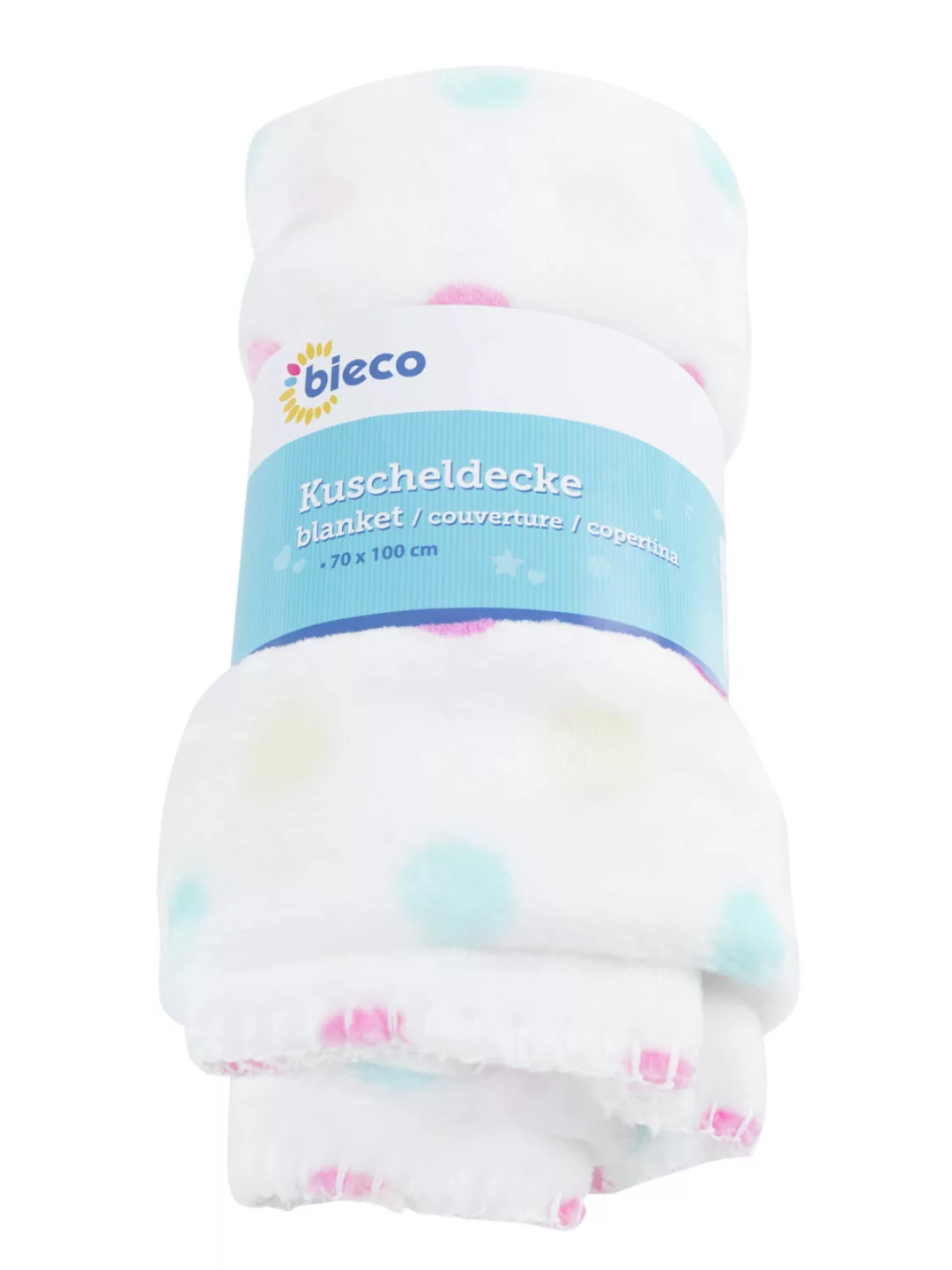 Bieco Kuscheldecke dots pink günstig online kaufen