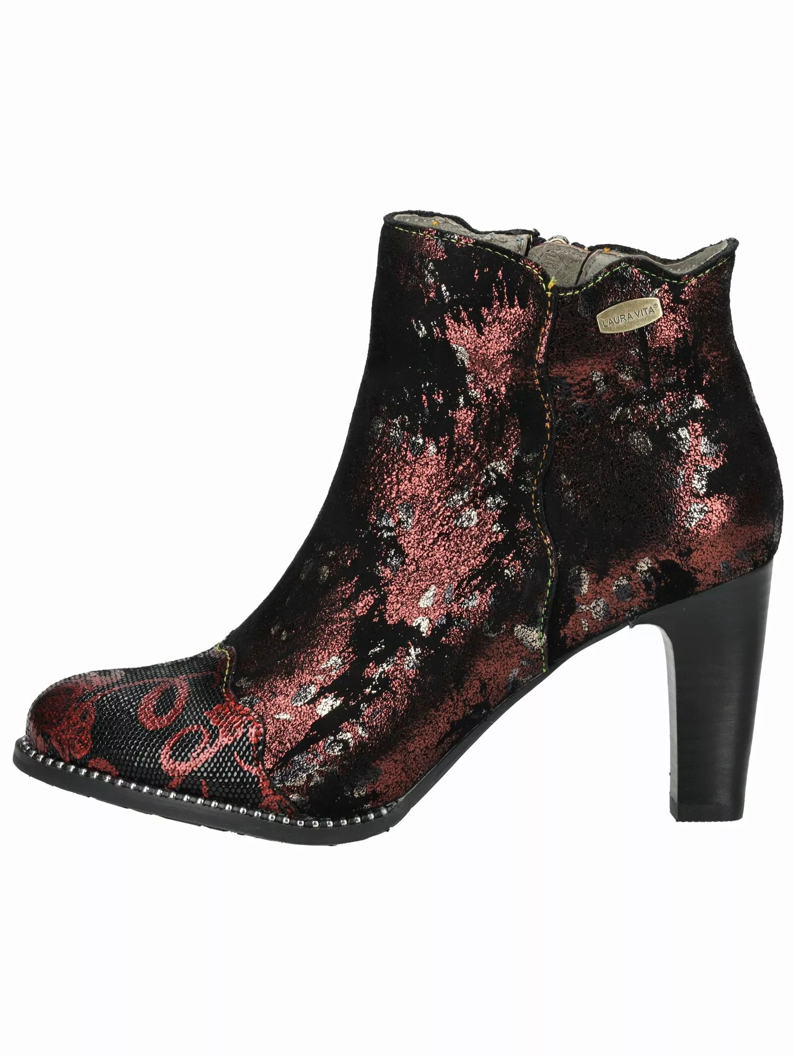 LAURA VITA High-Heel-Stiefelette "LAURA VITA Stiefelette Leder" günstig online kaufen