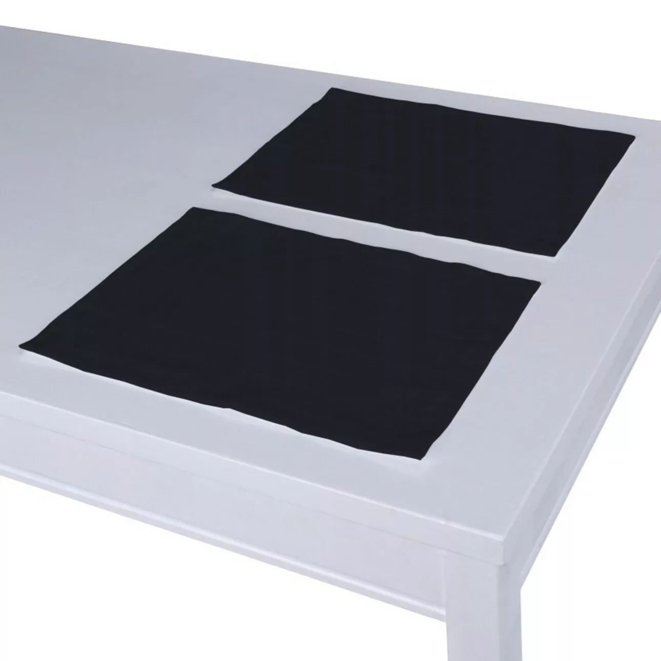 Tischset 2 Stck., schwarz, 30 x 40 cm, Loneta (133-06) günstig online kaufen