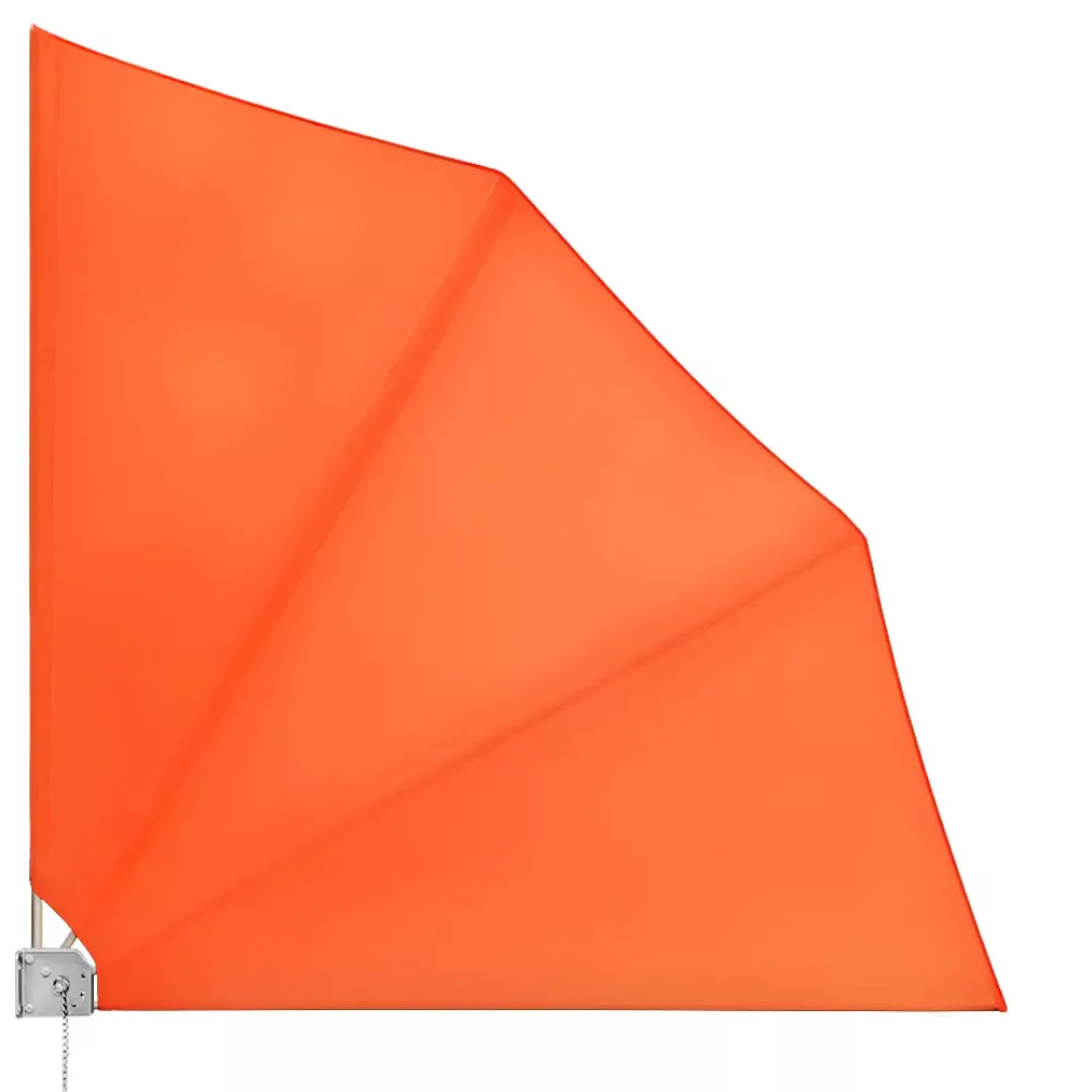 Balkonfächer Orange 140x140cm klappbar günstig online kaufen