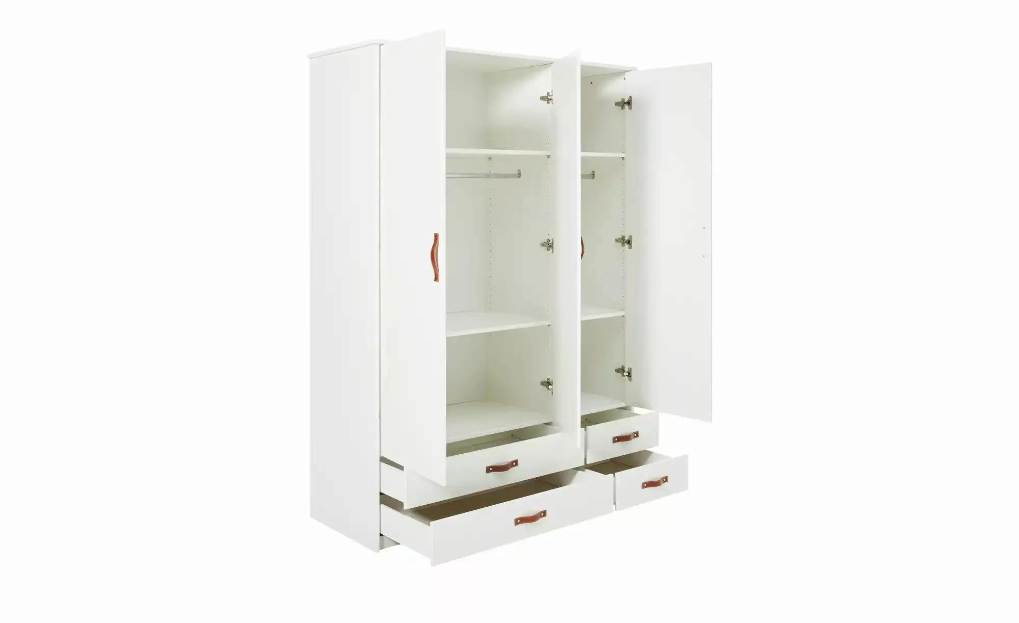 Lifetime Kleiderschrank  Cool Kids ¦ weiß ¦ Maße (cm): B: 153 H: 200 T: 54. günstig online kaufen