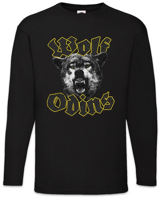 Urban Backwoods Langarmshirt Wolf Odins Langarm T-Shirt Geri Freki Thor Odi günstig online kaufen