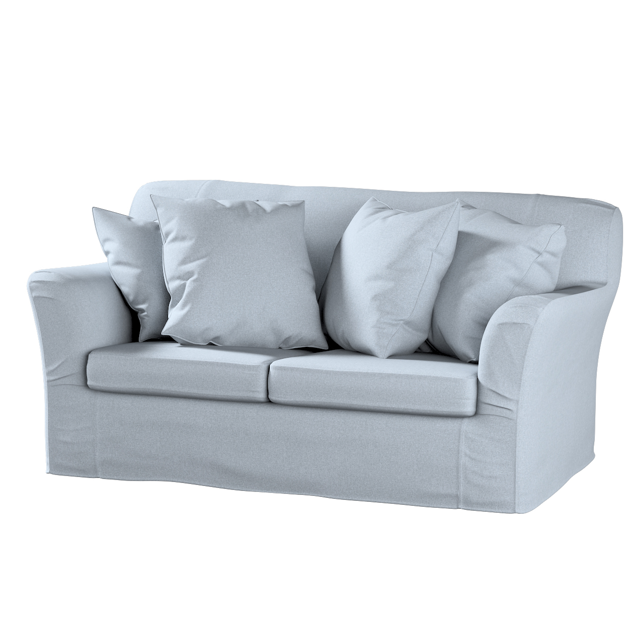 Bezug für Tomelilla 2-Sitzer Sofa nicht ausklappbar, steingrau, Sofahusse, günstig online kaufen