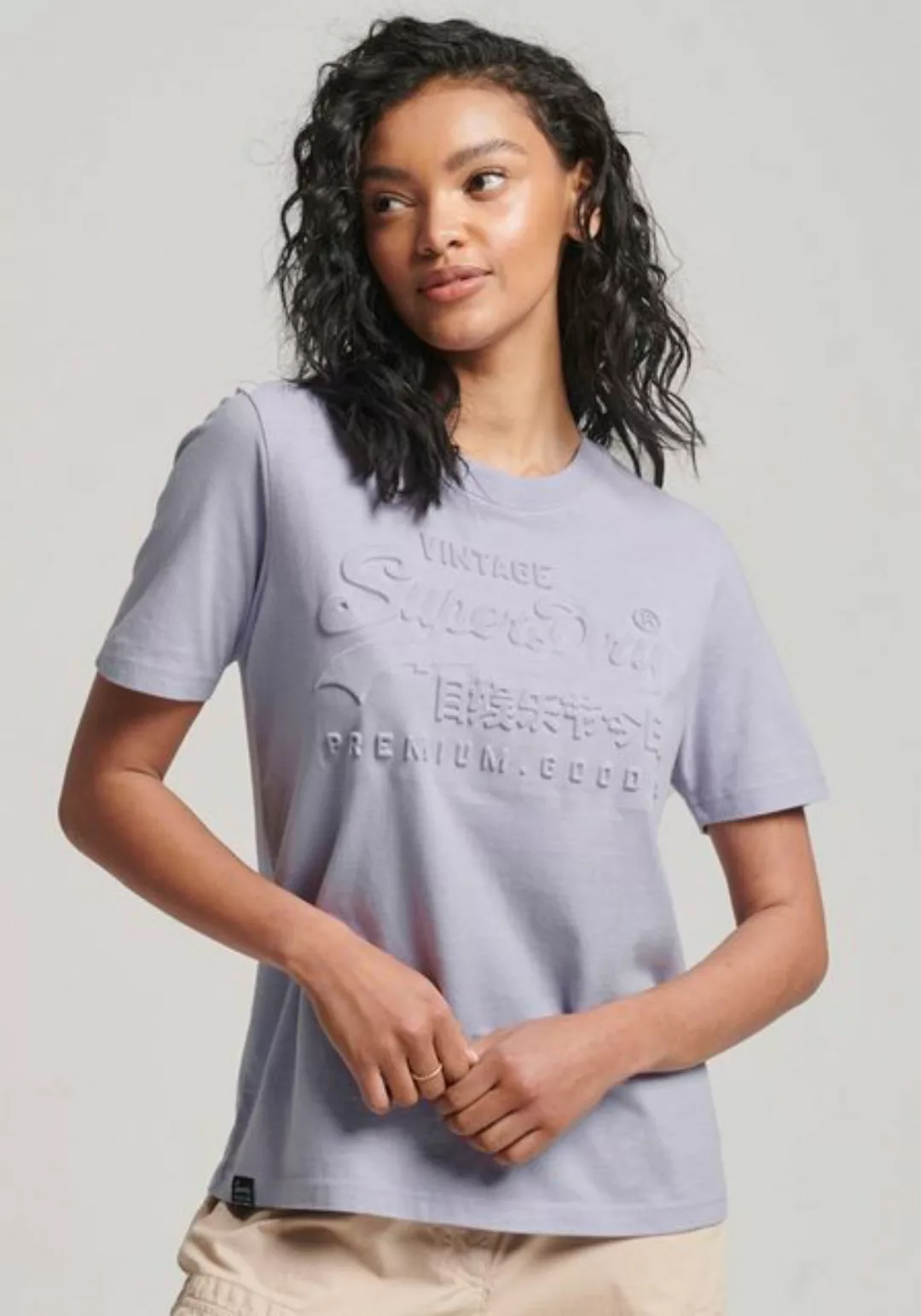 Superdry Rundhalsshirt EMBOSSED VL T SHIRT günstig online kaufen