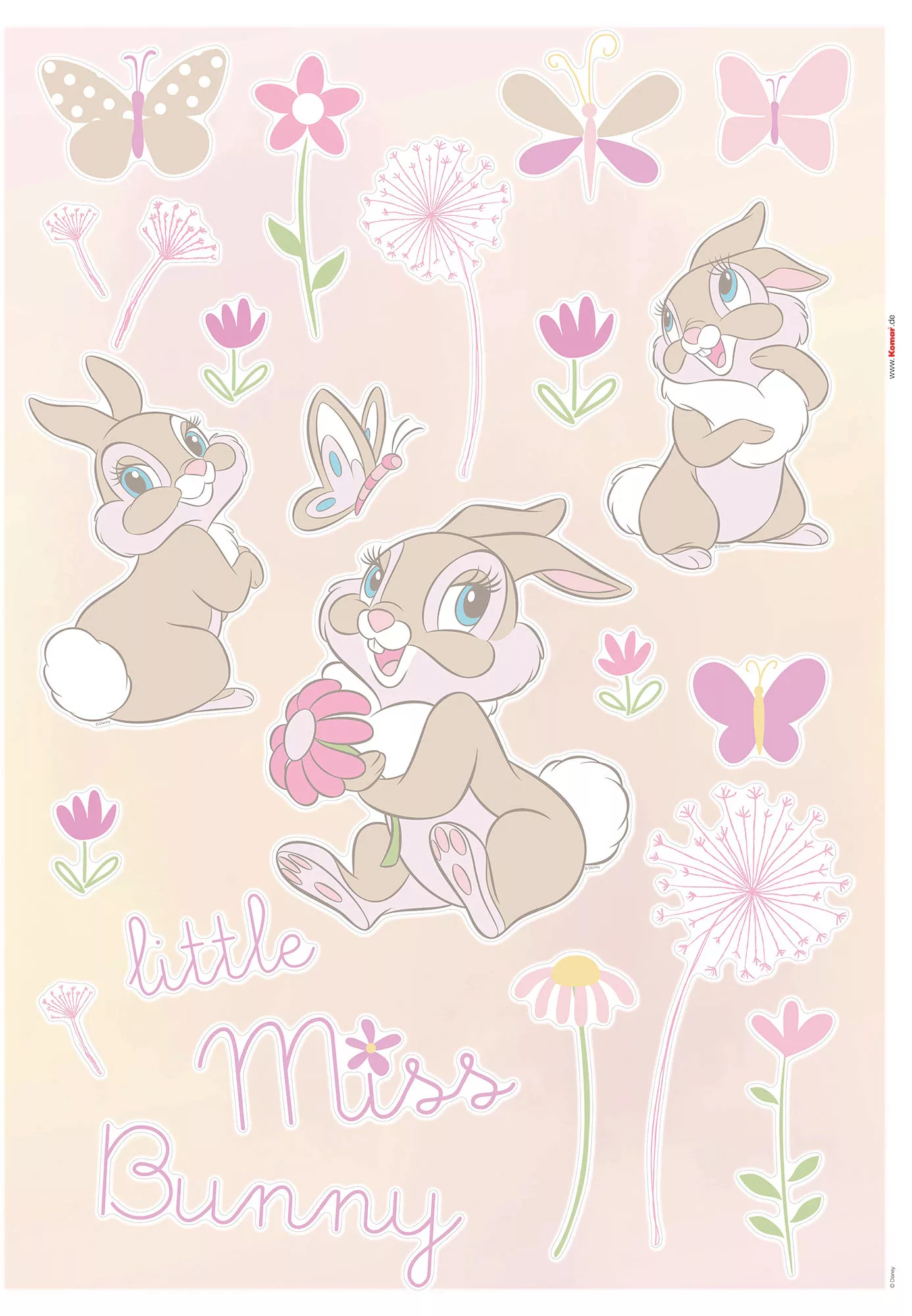 Komar Wandtattoo Little Miss Bunny Disney Little Miss Bunny B/L: ca. 50x70 günstig online kaufen