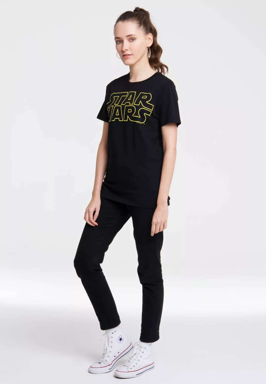 LOGOSHIRT T-Shirt "Star Wars - Logo", mit lizenziertem Originaldesign günstig online kaufen