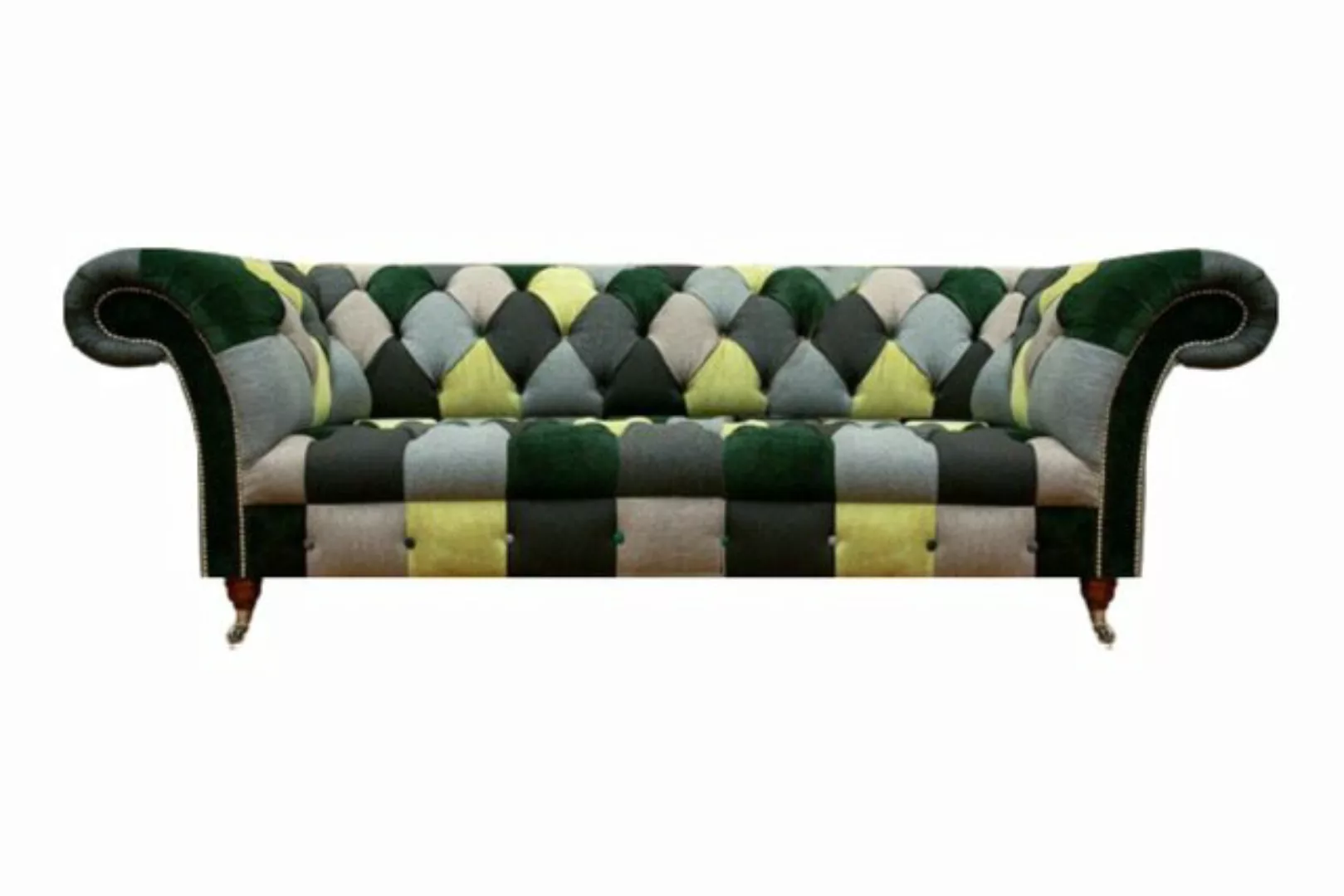 JVmoebel Chesterfield-Sofa Dreisitzer Couch Einrichtung Sitzmöbel Polster S günstig online kaufen