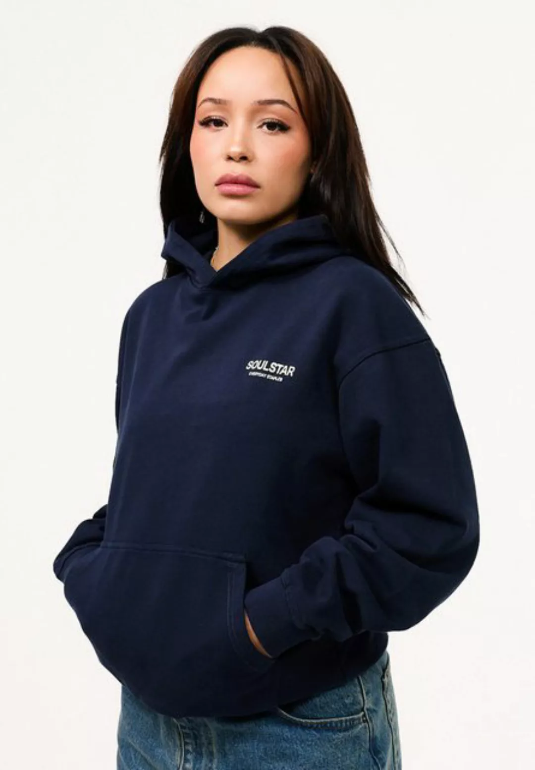 SOULSTAR Hoodie S2MOL Damen Heavy Oversize Hoodie Kapuzenpullover Sweatshir günstig online kaufen