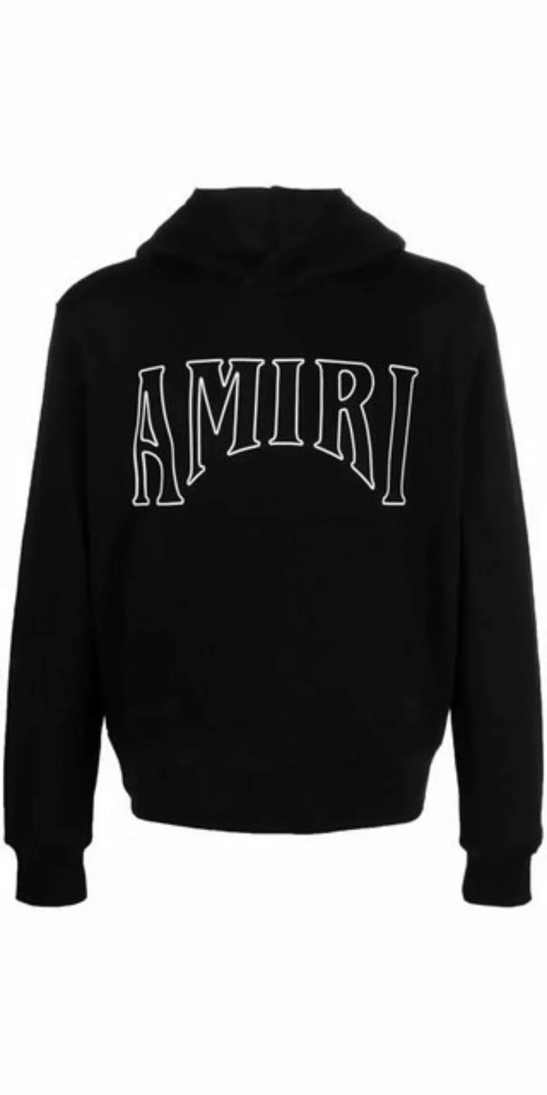 AMIRI Rundhalspullover AMIRI Logo Print Pullover Schwarz Herren günstig online kaufen