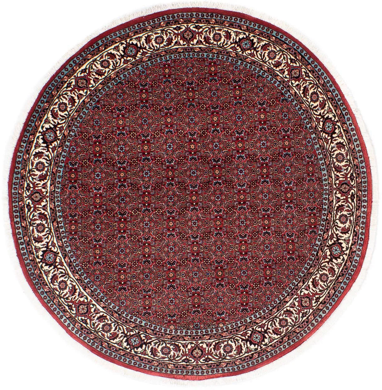 morgenland Orientteppich »Perser - Bidjar rund - 160 x 160 cm - dunkelrot«, günstig online kaufen