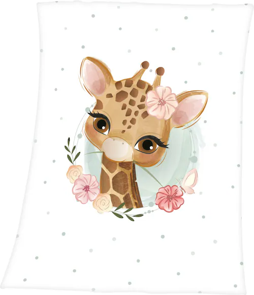 Baby Best Babydecke »Giraffe«, mit liebevollem Motiv, Kuscheldecke günstig online kaufen