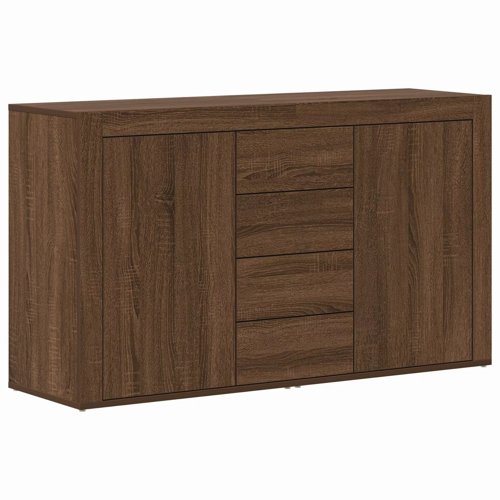 vidaXL Sideboard Sideboard Braune Eiche Holzwerkstoff günstig online kaufen