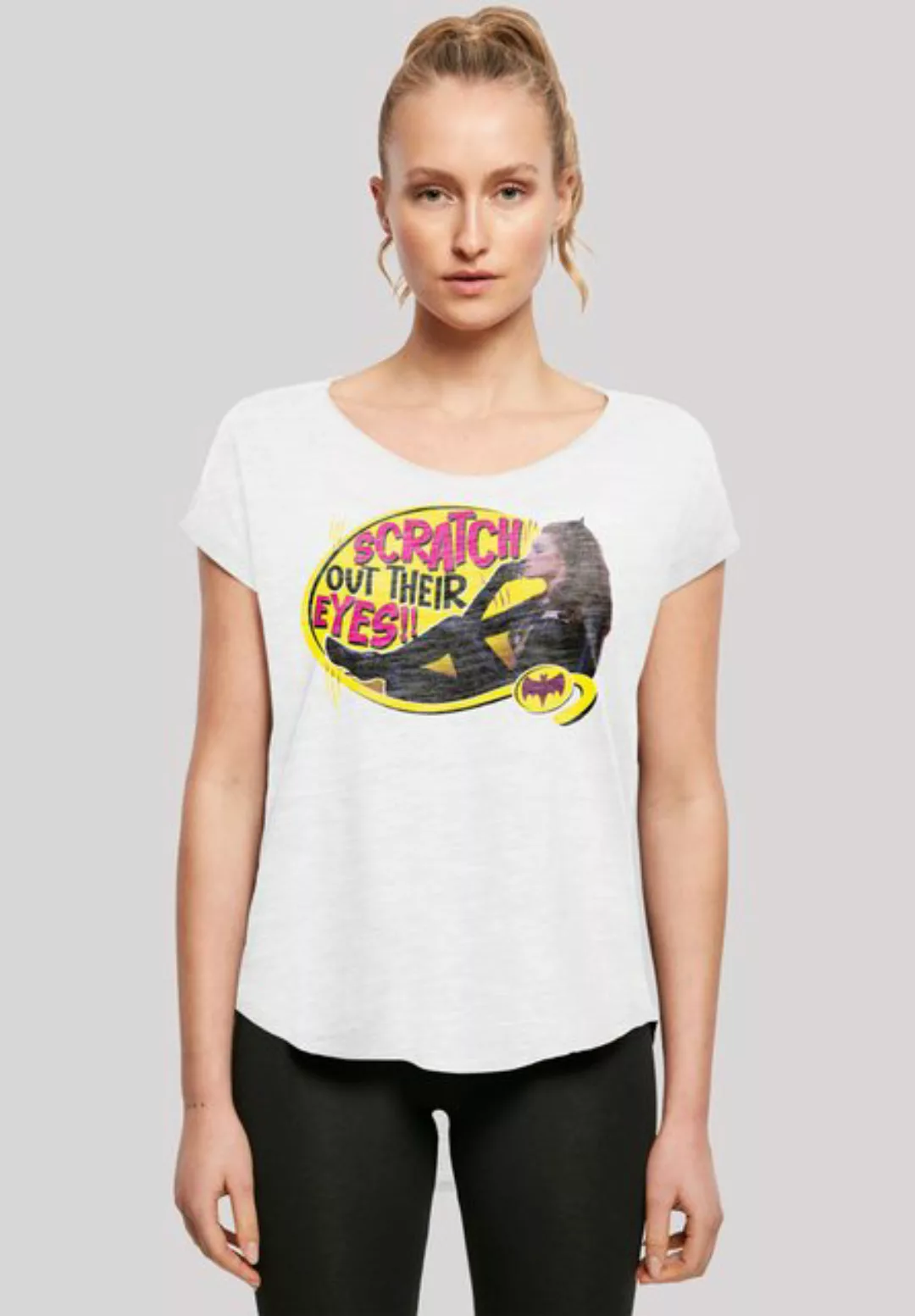 F4NT4STIC T-Shirt Batman TV Serie Catwoman Scratch Damen,Premium Merch,Lang günstig online kaufen