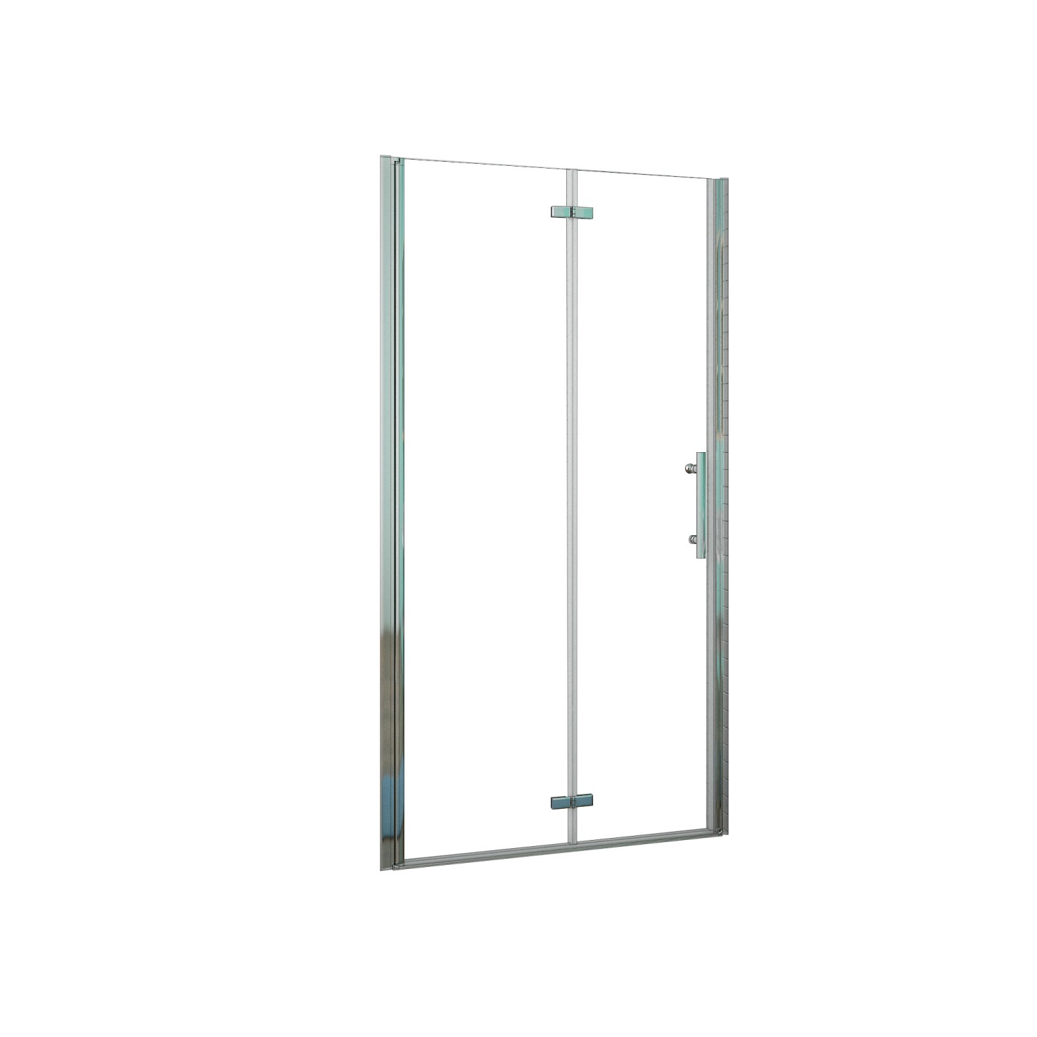 AICA 85x195cm 6mm Nano ESG Glas Falttür Duschtür Drehtür Scharniertür Dusch günstig online kaufen