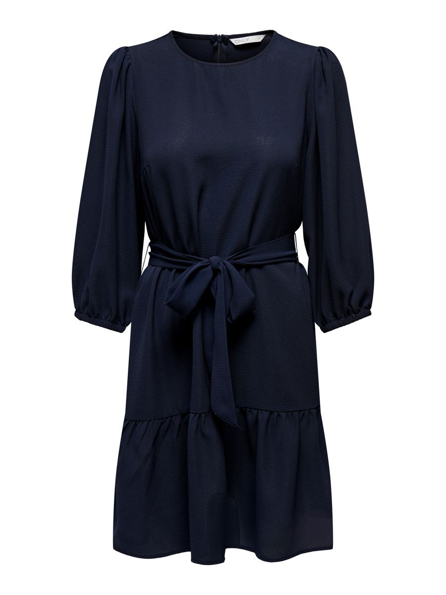 ONLY Puffärmel Kleid Damen Blau günstig online kaufen