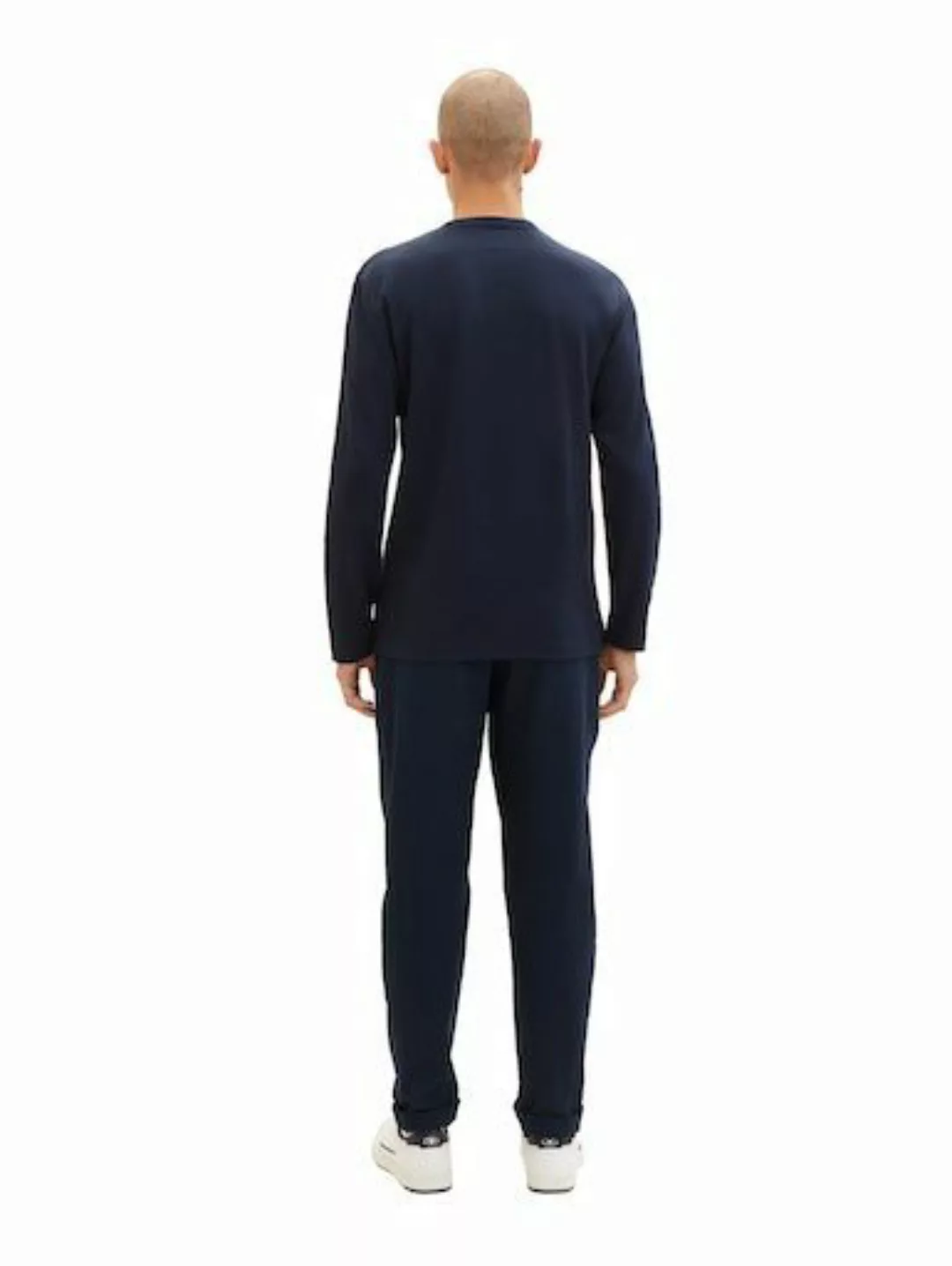 TOM TAILOR Langarmshirt aus strukturiertem Gewebe günstig online kaufen