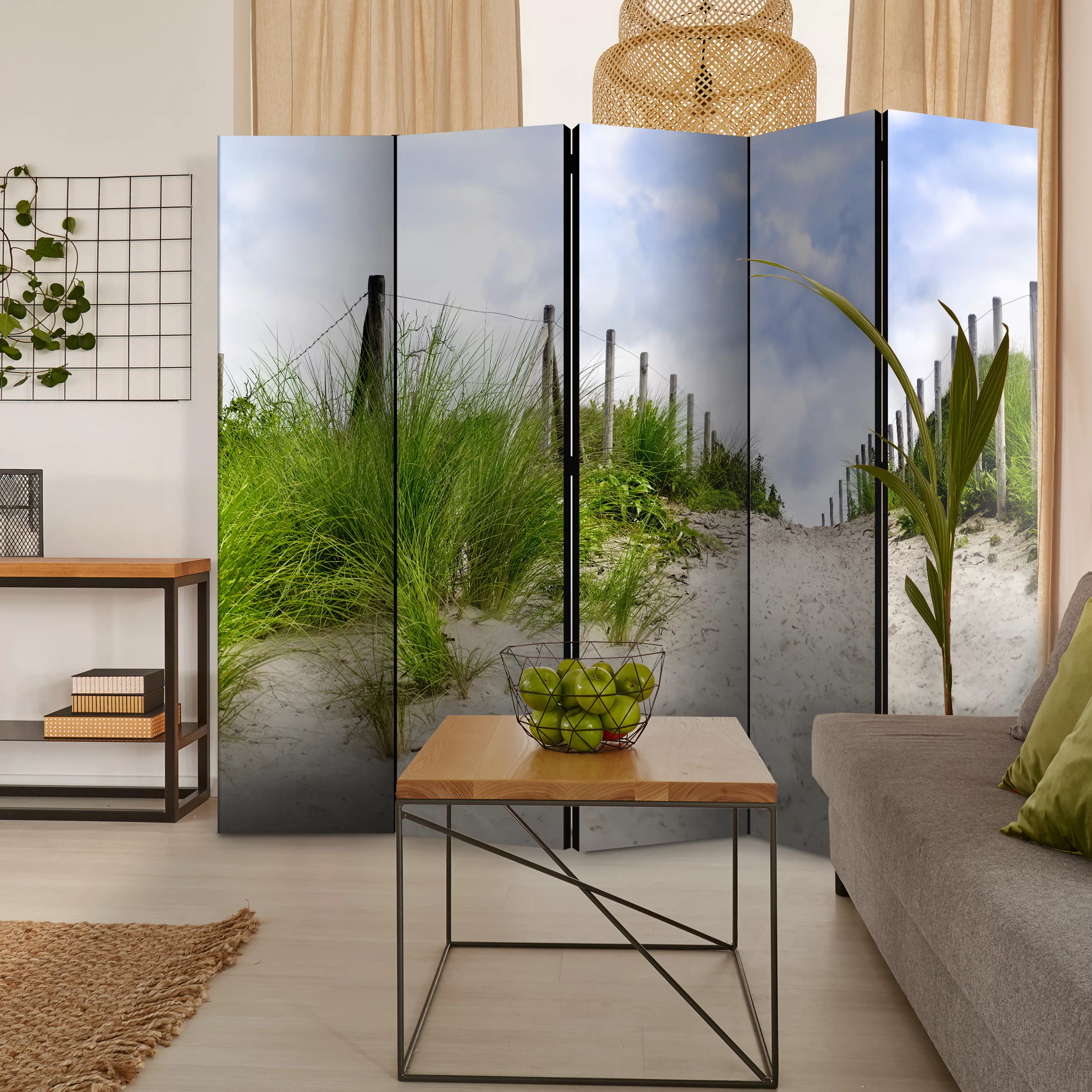 5-teiliges Paravent - Path To The Sea Ii [room Dividers] günstig online kaufen