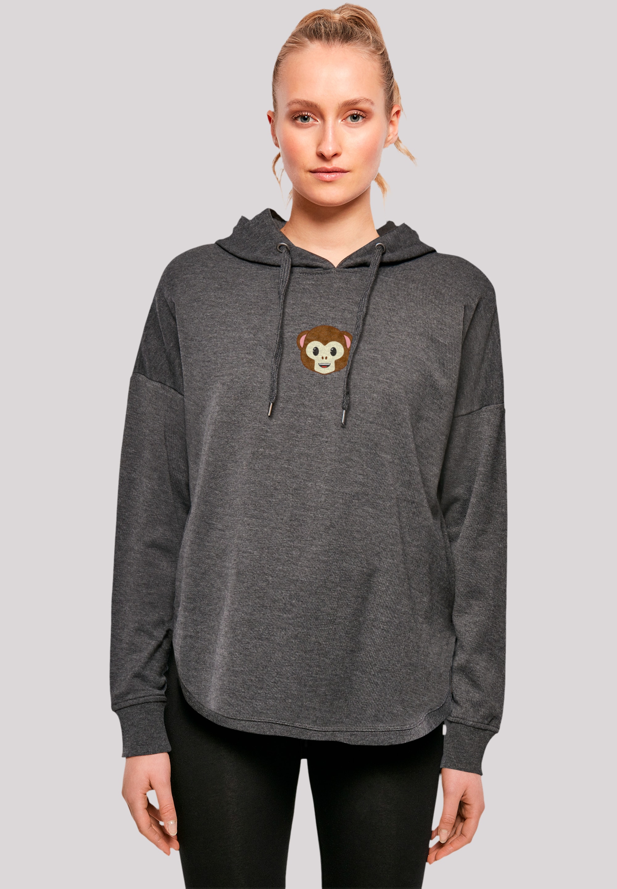 F4NT4STIC Kapuzenpullover "emoji couture smiling monkey furry face", Premiu günstig online kaufen