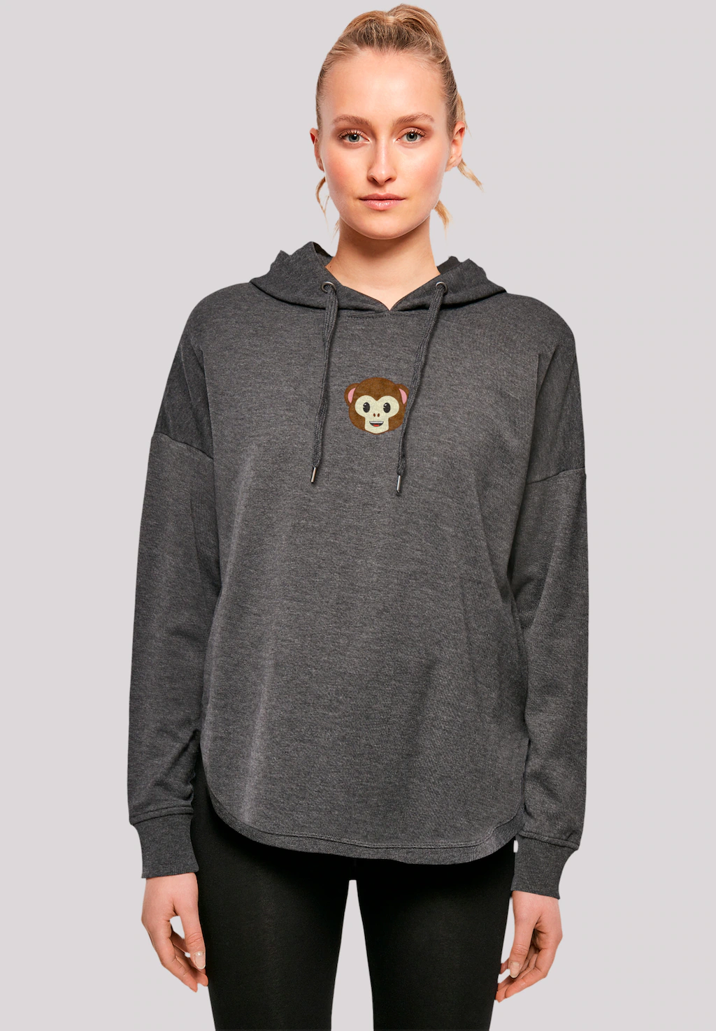 F4NT4STIC Kapuzenpullover "emoji couture smiling monkey furry face", Premiu günstig online kaufen