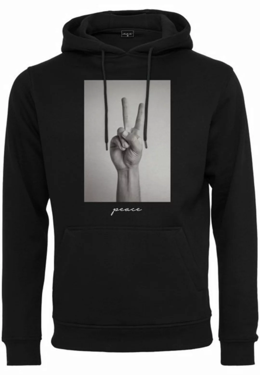 MisterTee Kapuzensweatshirt MisterTee Herren Peace Sign Hoody (1-tlg) günstig online kaufen