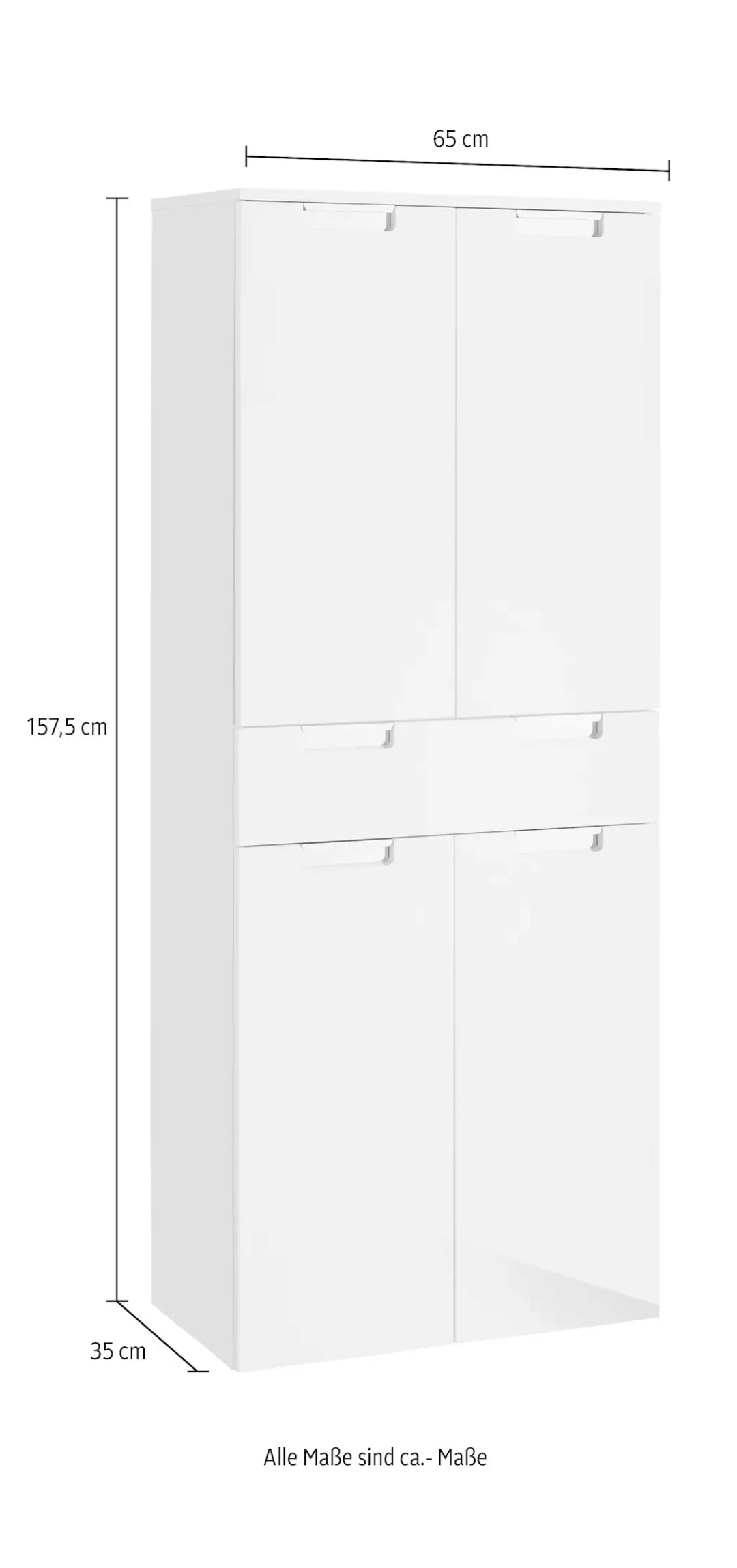 Schildmeyer Hochschrank "Mars", Breite 65 cm günstig online kaufen