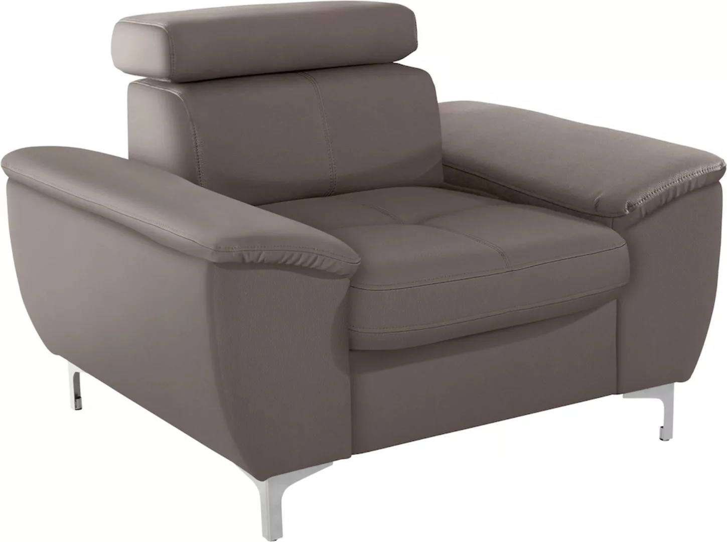 exxpo - sofa fashion Sessel »Azzano, Loungesessel, bequem,«, mit toller Kop günstig online kaufen