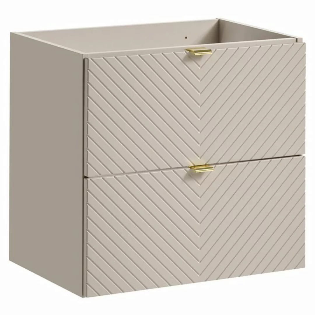 Lomadox Waschbeckenschrank VERACRUZ-56 Waschtischunterschrank 60cm, kaschmi günstig online kaufen