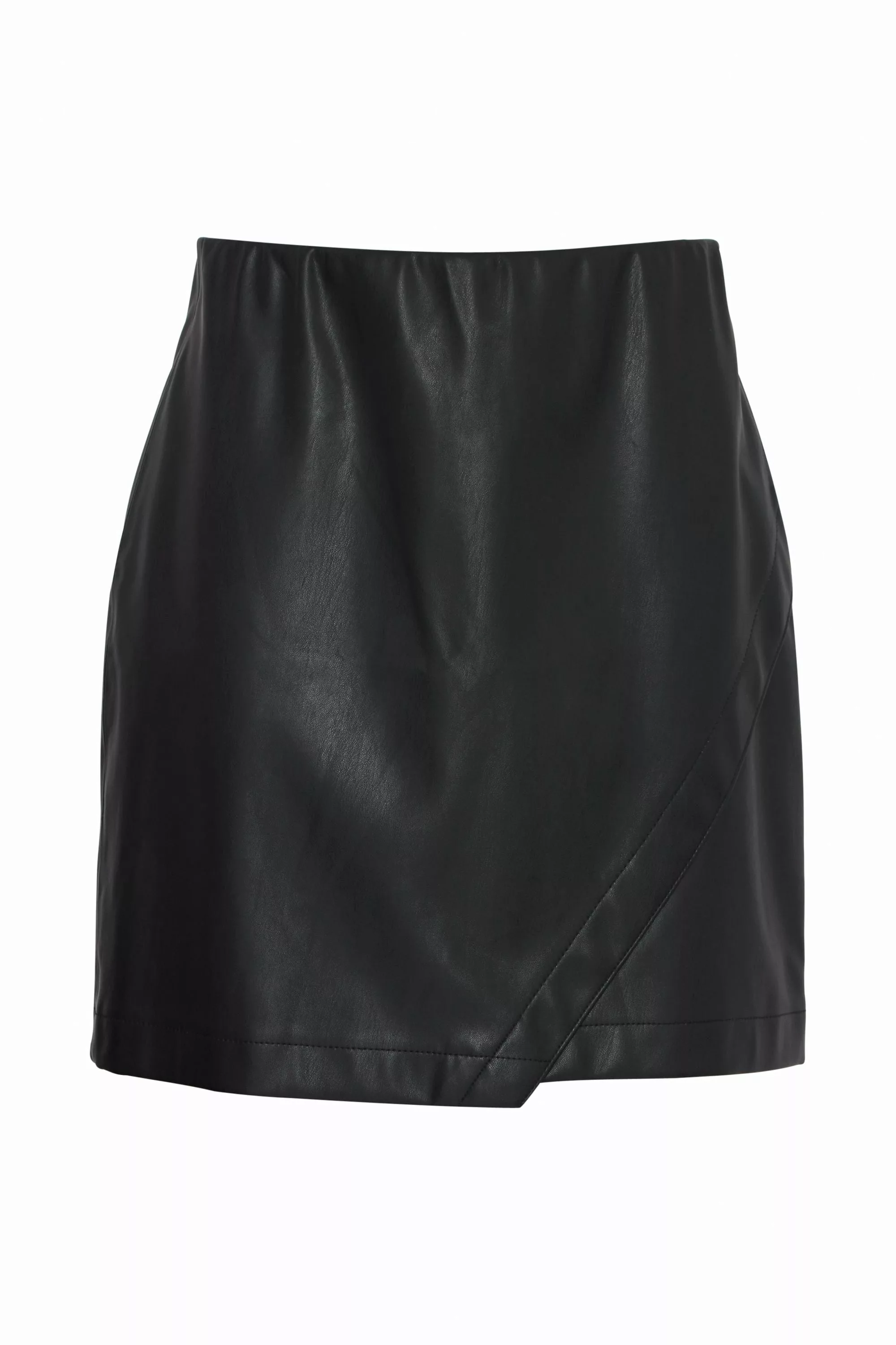 b.young Lederimitatrock BYDAJA SHORT SKIRT - schicker Minirock aus Kunstled günstig online kaufen