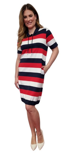 Estefania for woman Jerseykleid maritim gestreiftes Kleid mit elastischen S günstig online kaufen