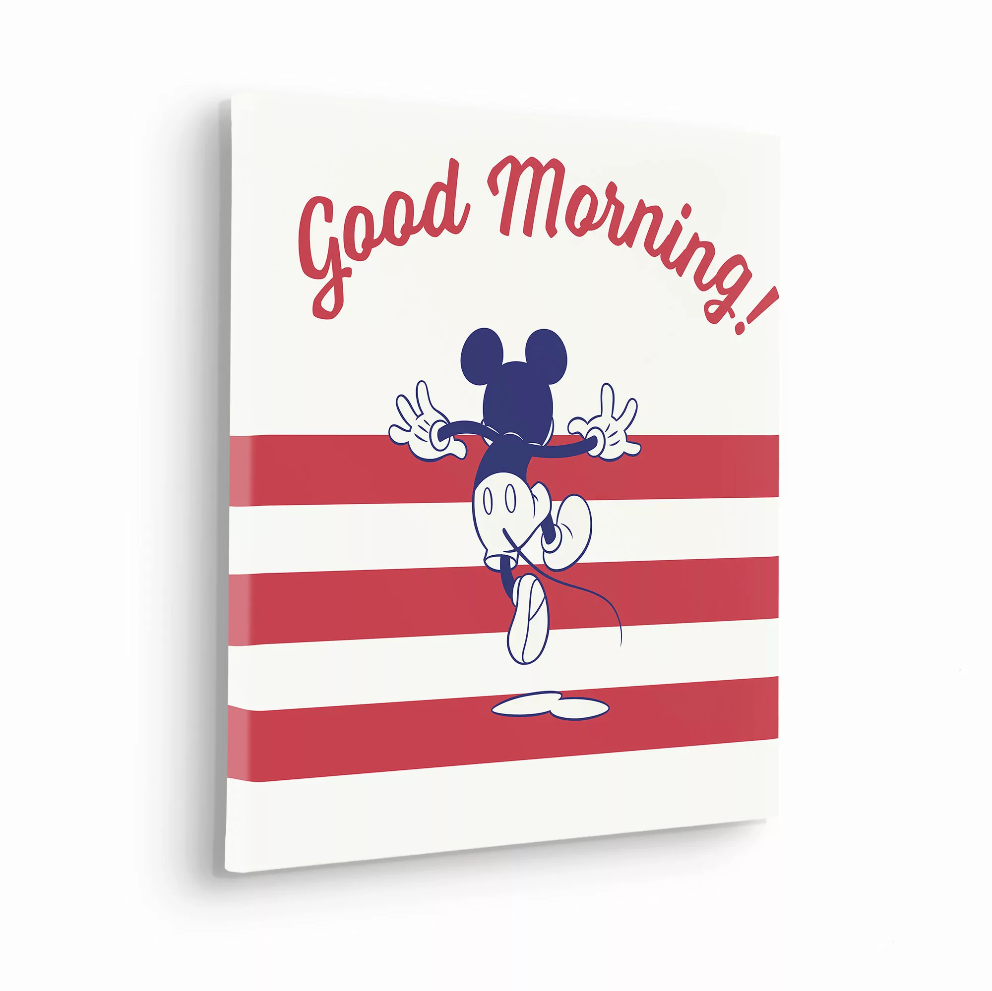 Komar Leinwandbild "Mickey Good Morning", (1 St.), 40x40 cm (Breite x Höhe) günstig online kaufen