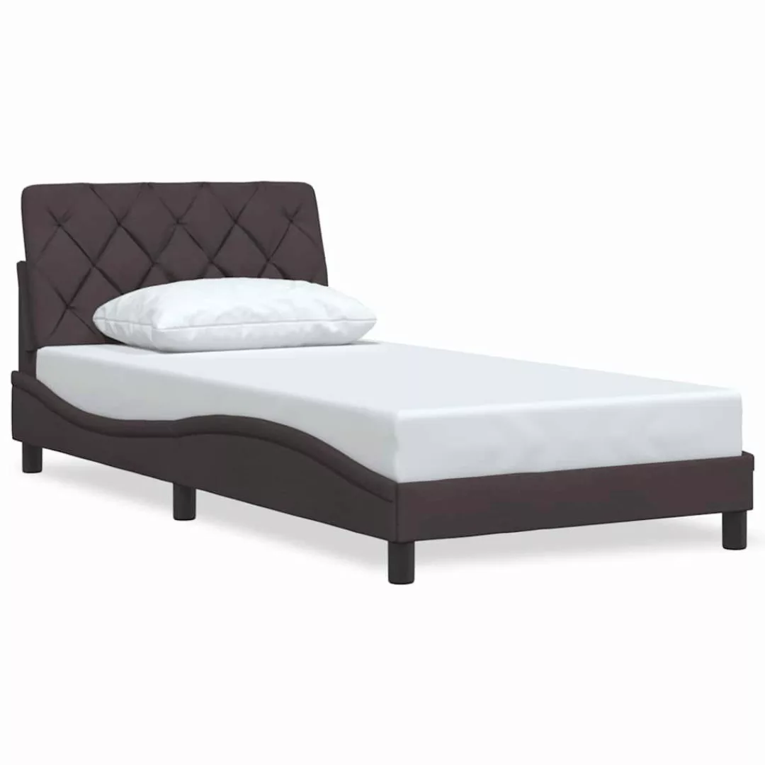 vidaXL Bett Bettgestell ohne Matratze Dunkelbraun günstig online kaufen