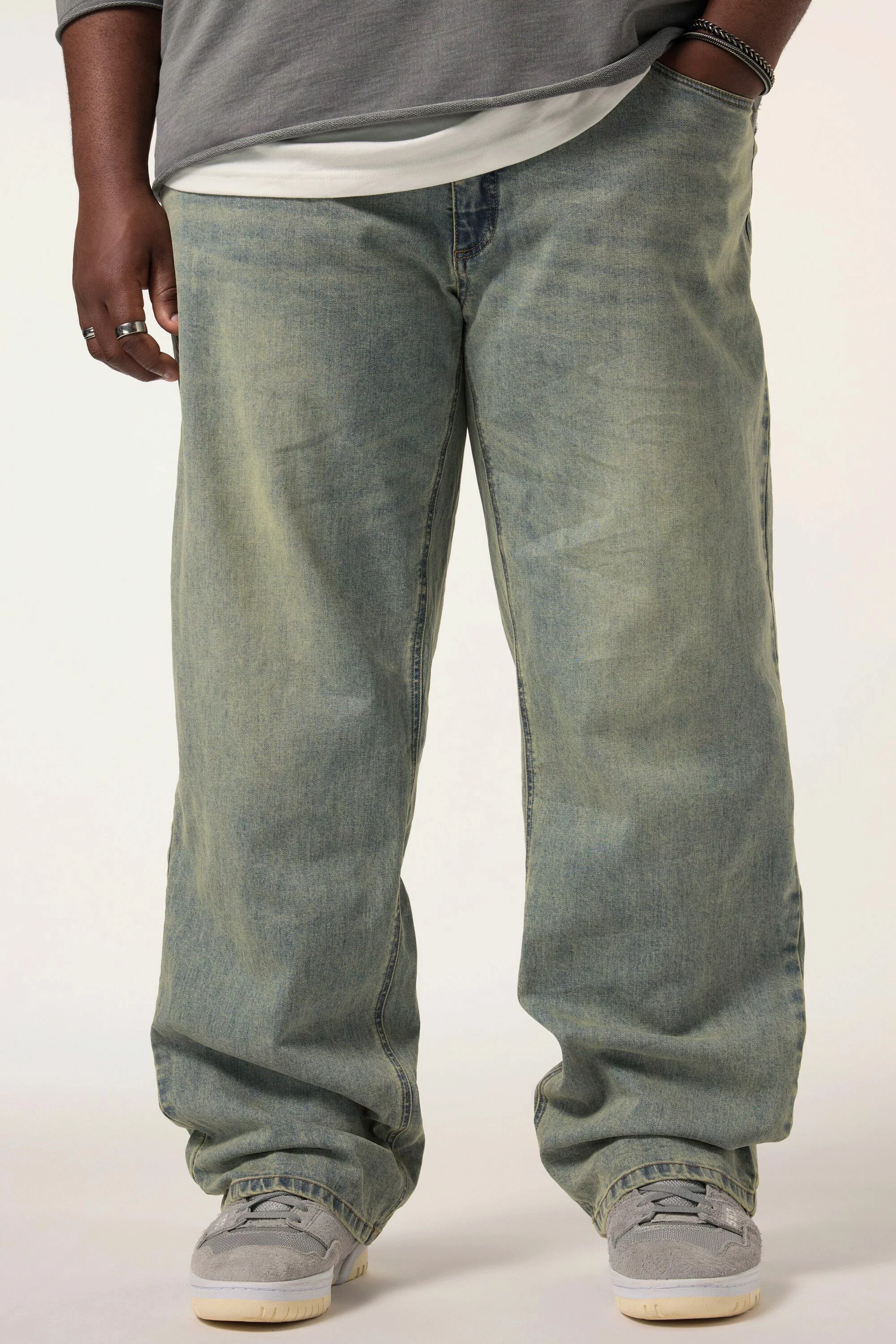 STHUGE 5-Pocket-Jeans STHUGE Jeans Baggy Fit günstig online kaufen